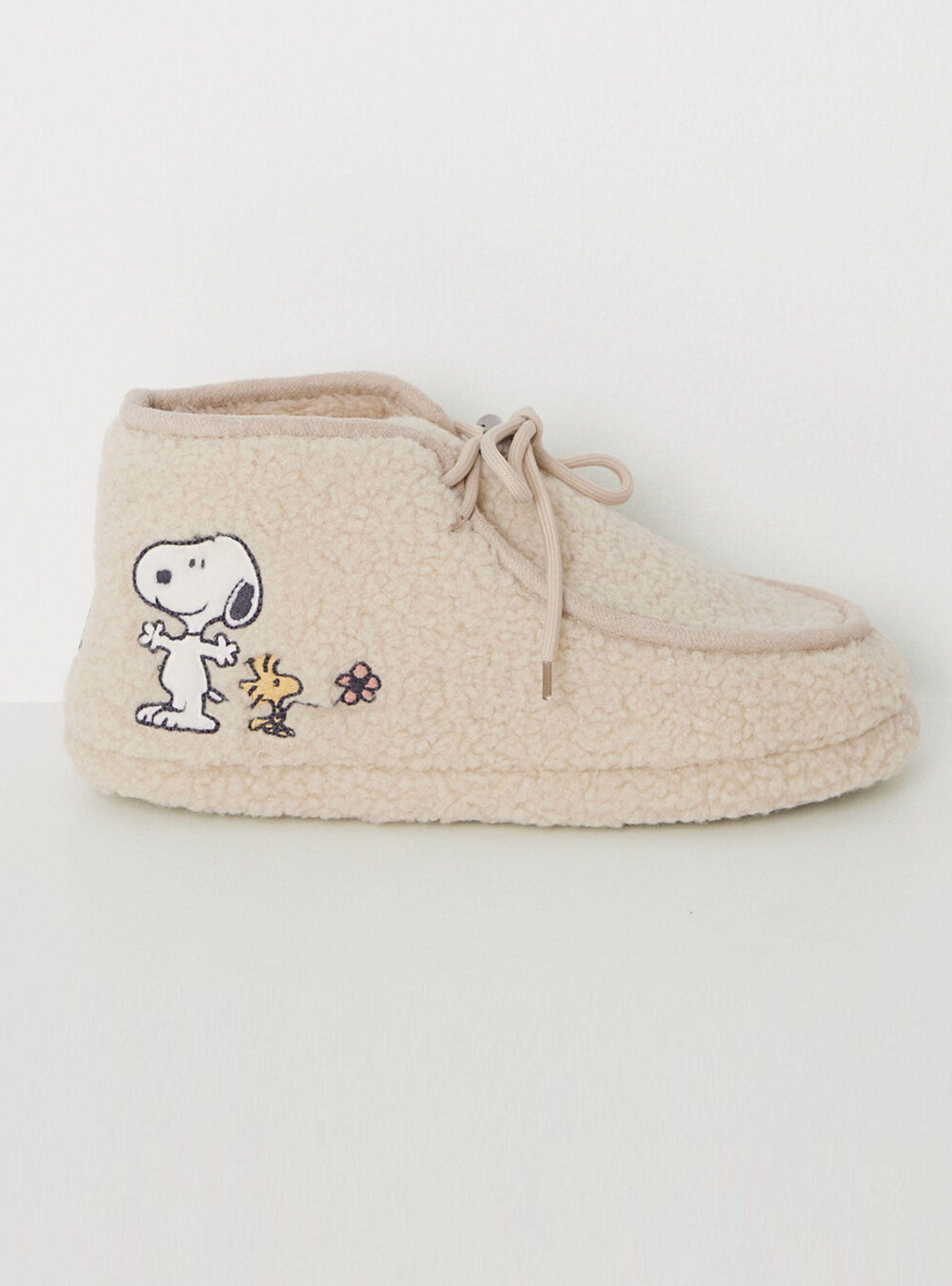 Pantuflas Bota Snoopy-0