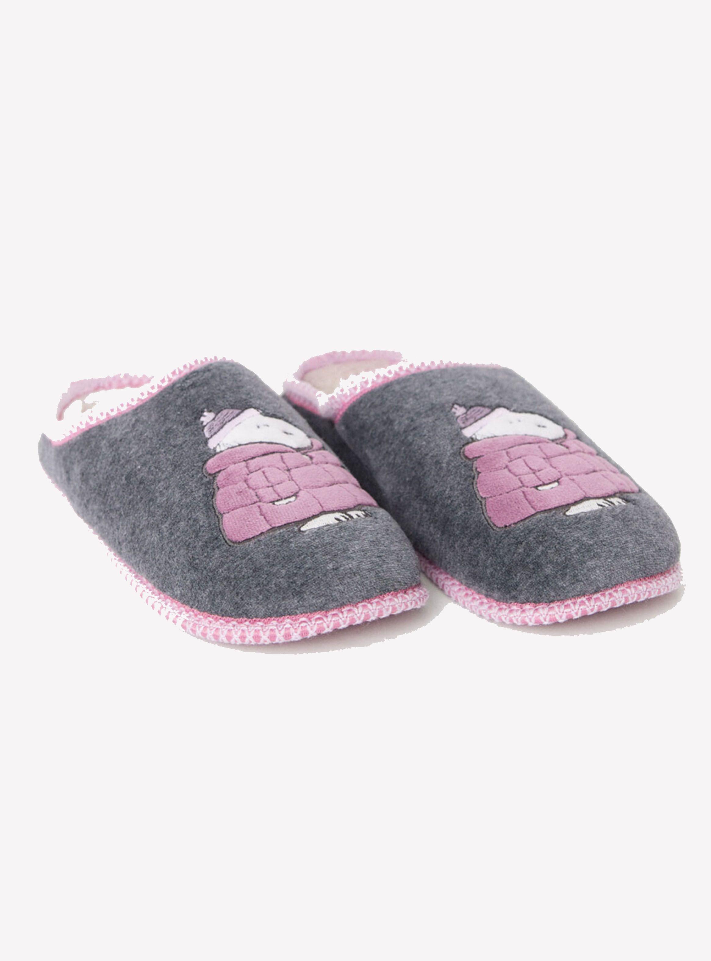 Pantuflas Snoopy Borde Color