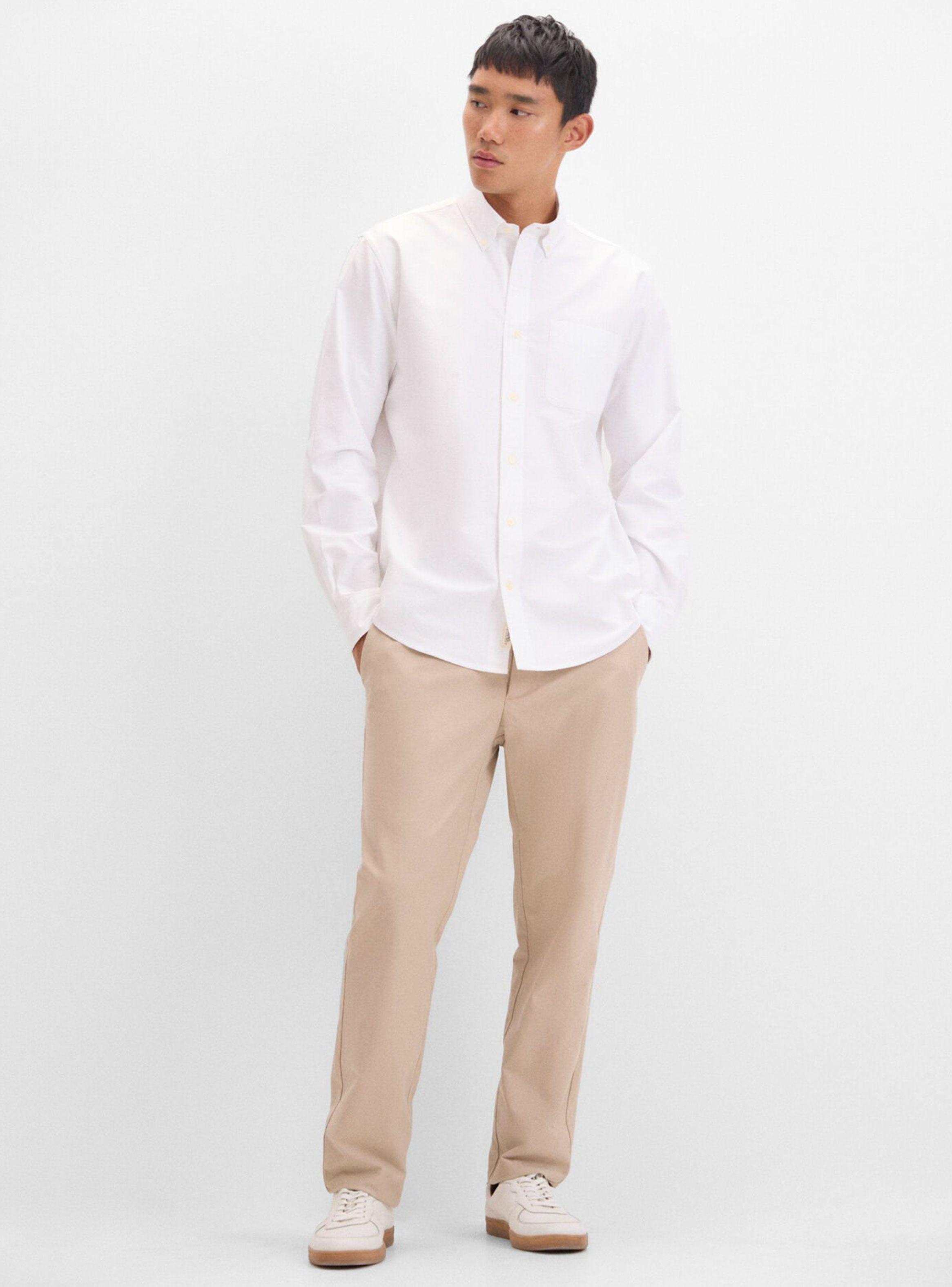 Camisa Oxford Liso-3