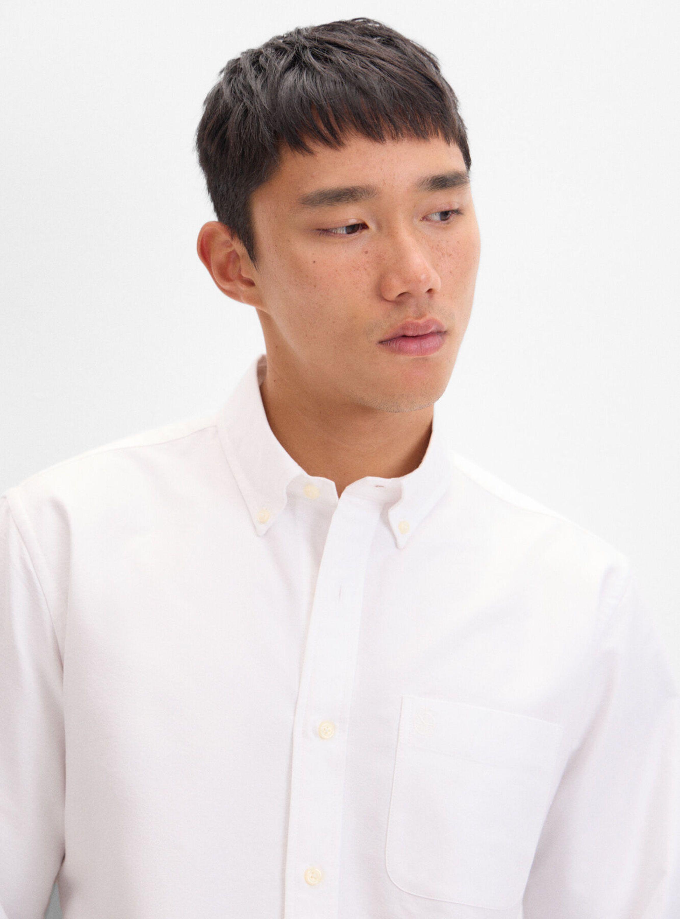 Camisa Oxford Liso-2