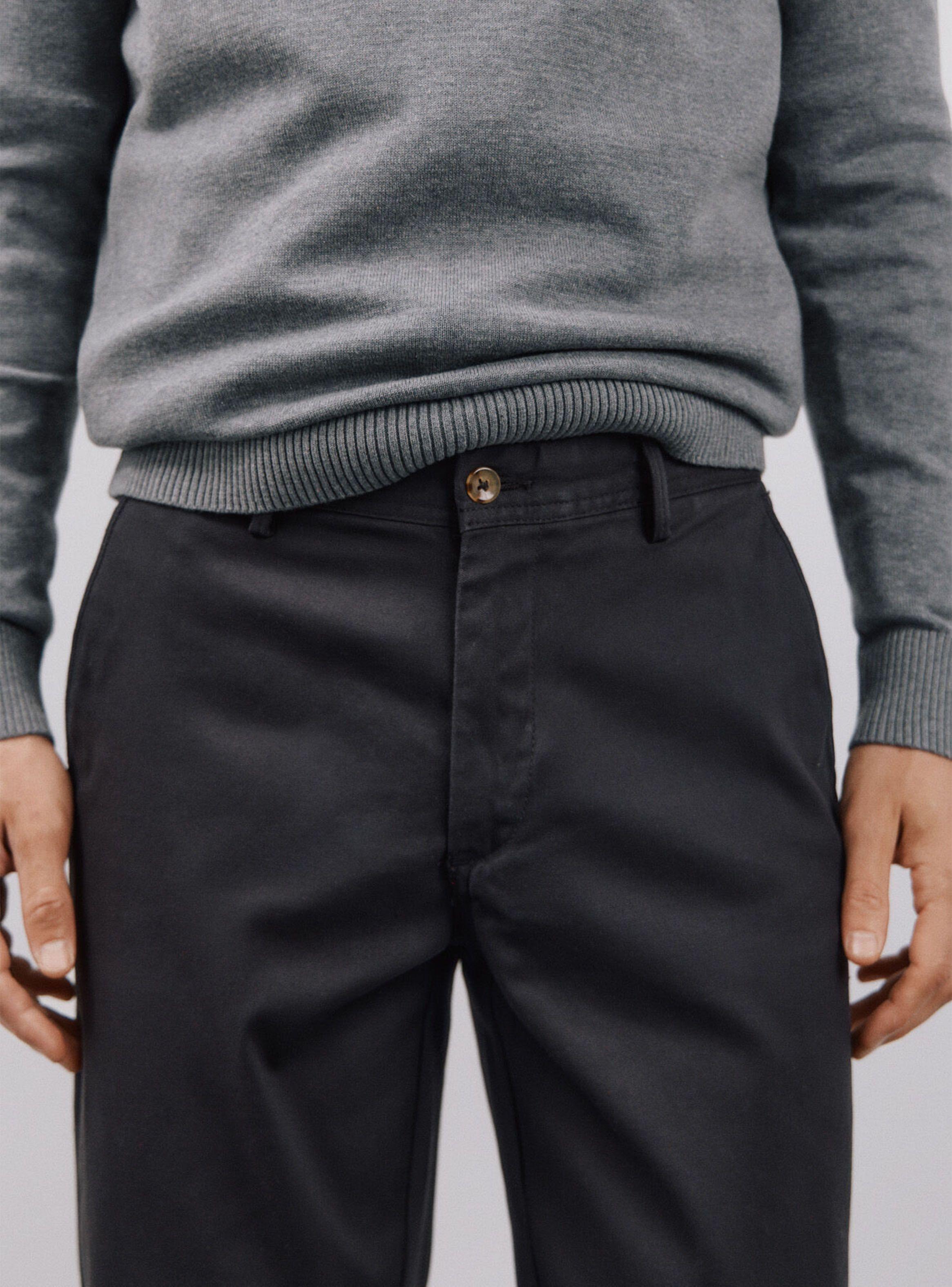 Pantalón Estilo Chino Regular Fit-3