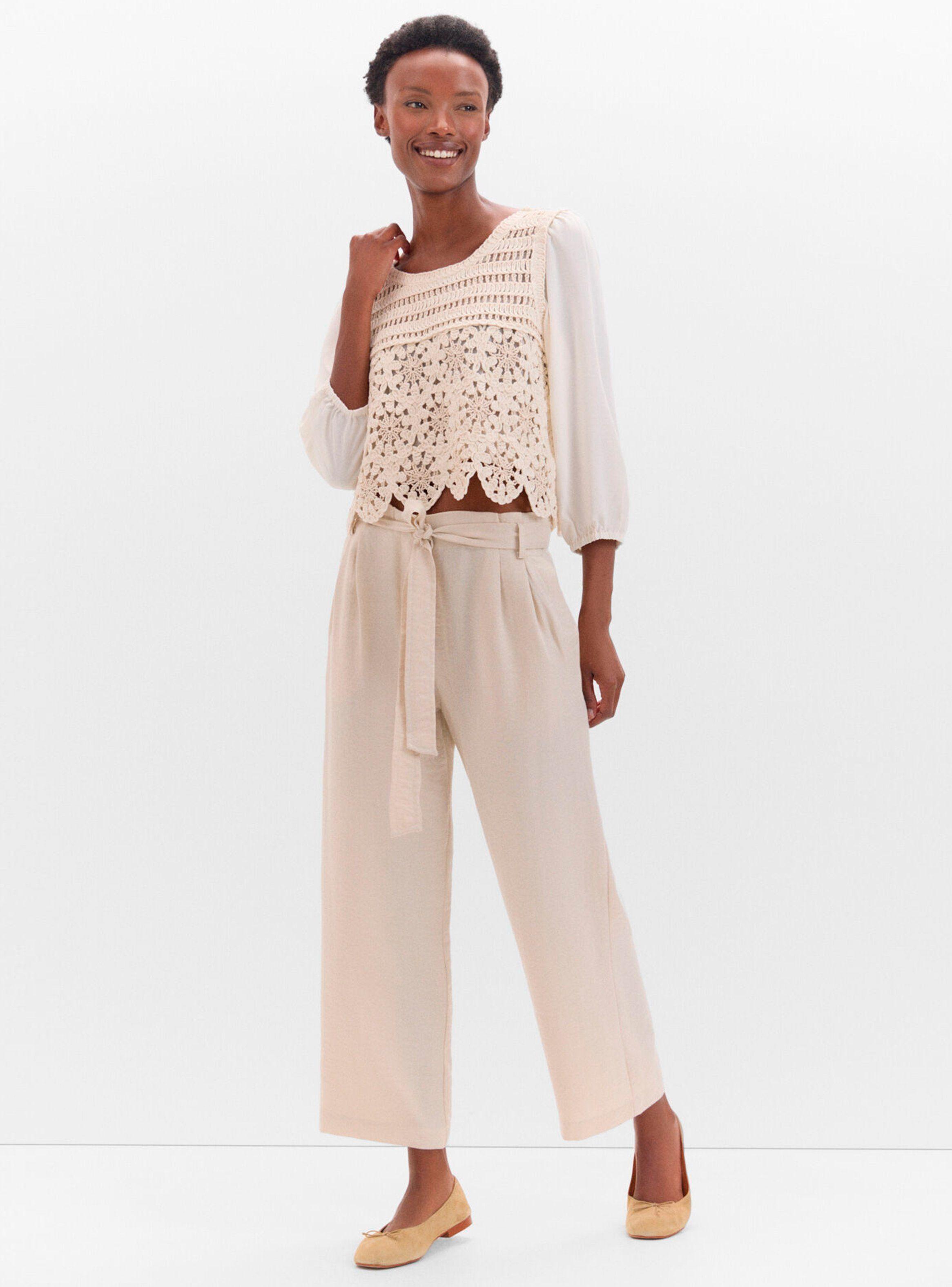 Blusa Combinada Frontal Crochet-3