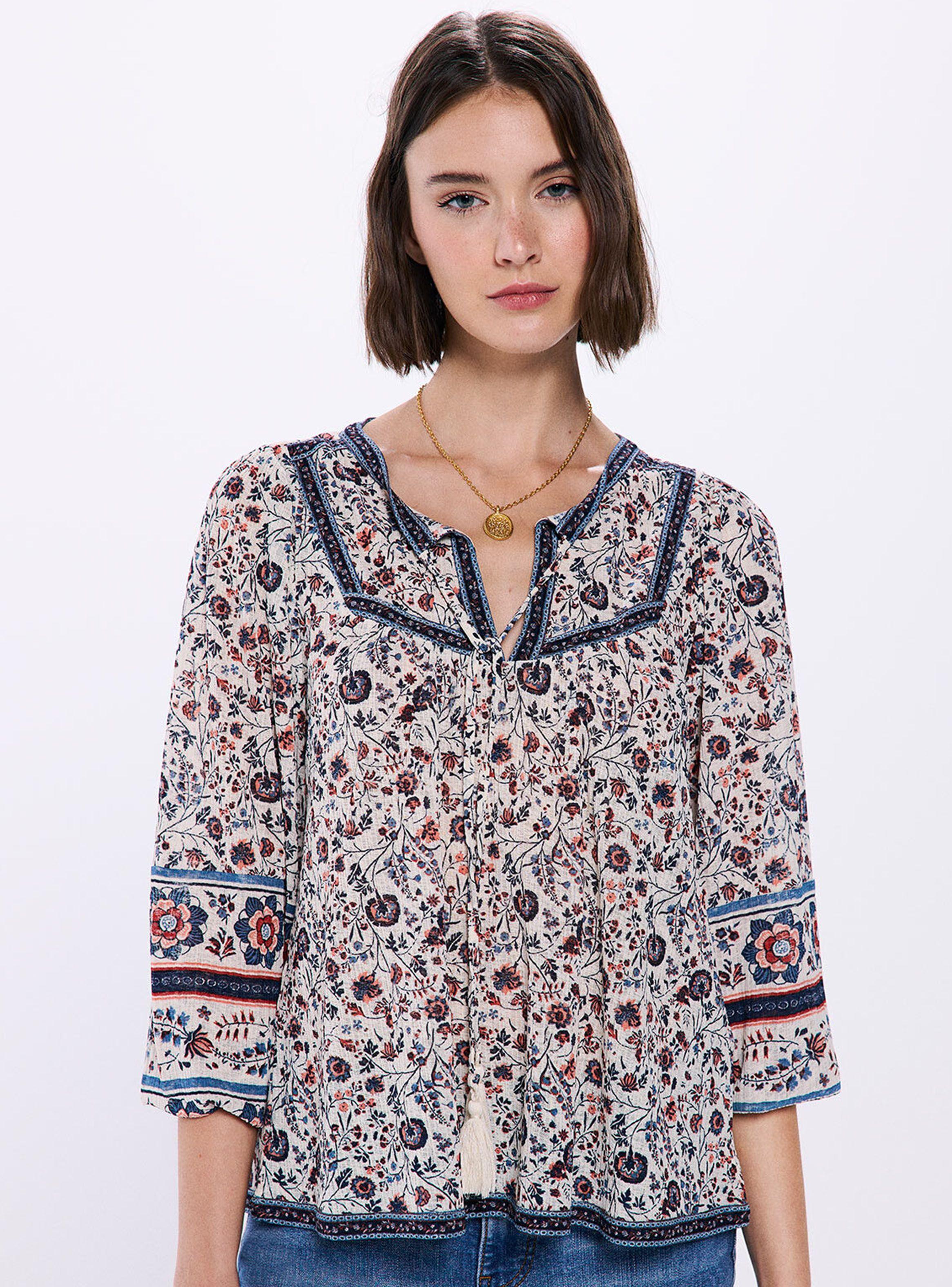 Blusa Boho Flores-0