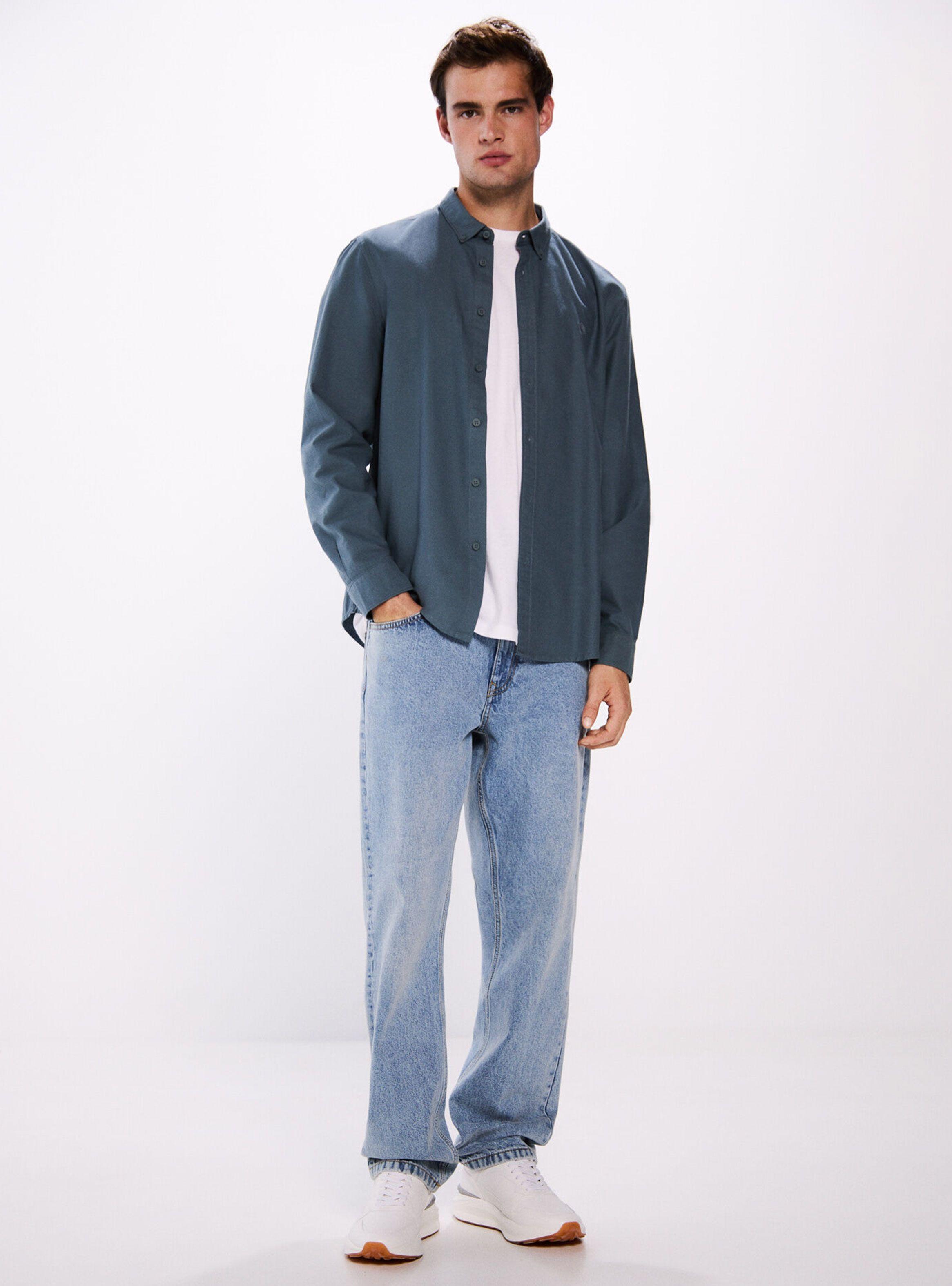 Camisa Oxford Casual Lisa-3