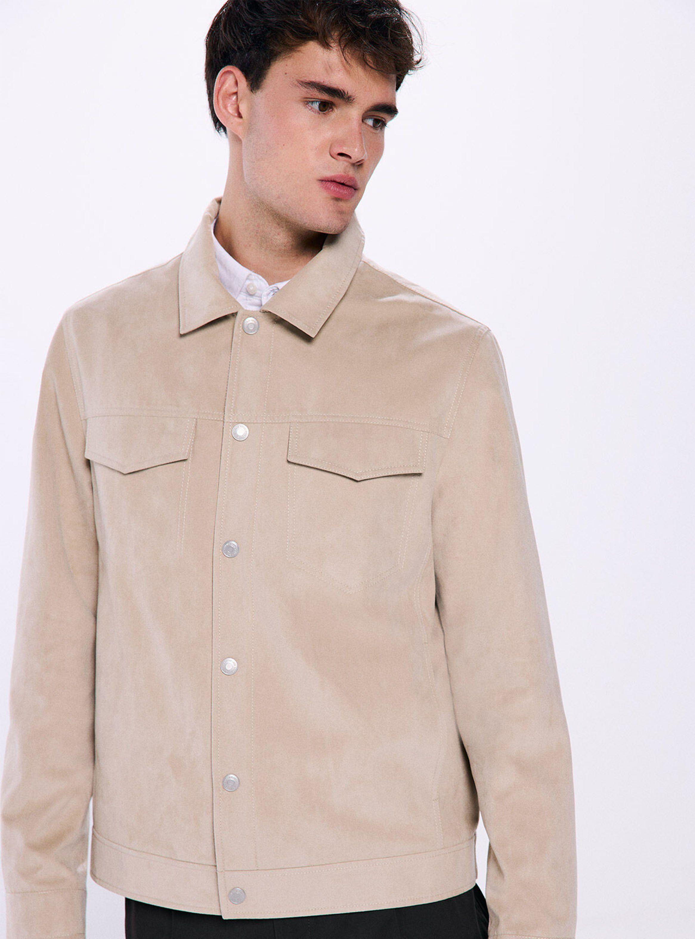 Chaqueta Efecto Ante-2