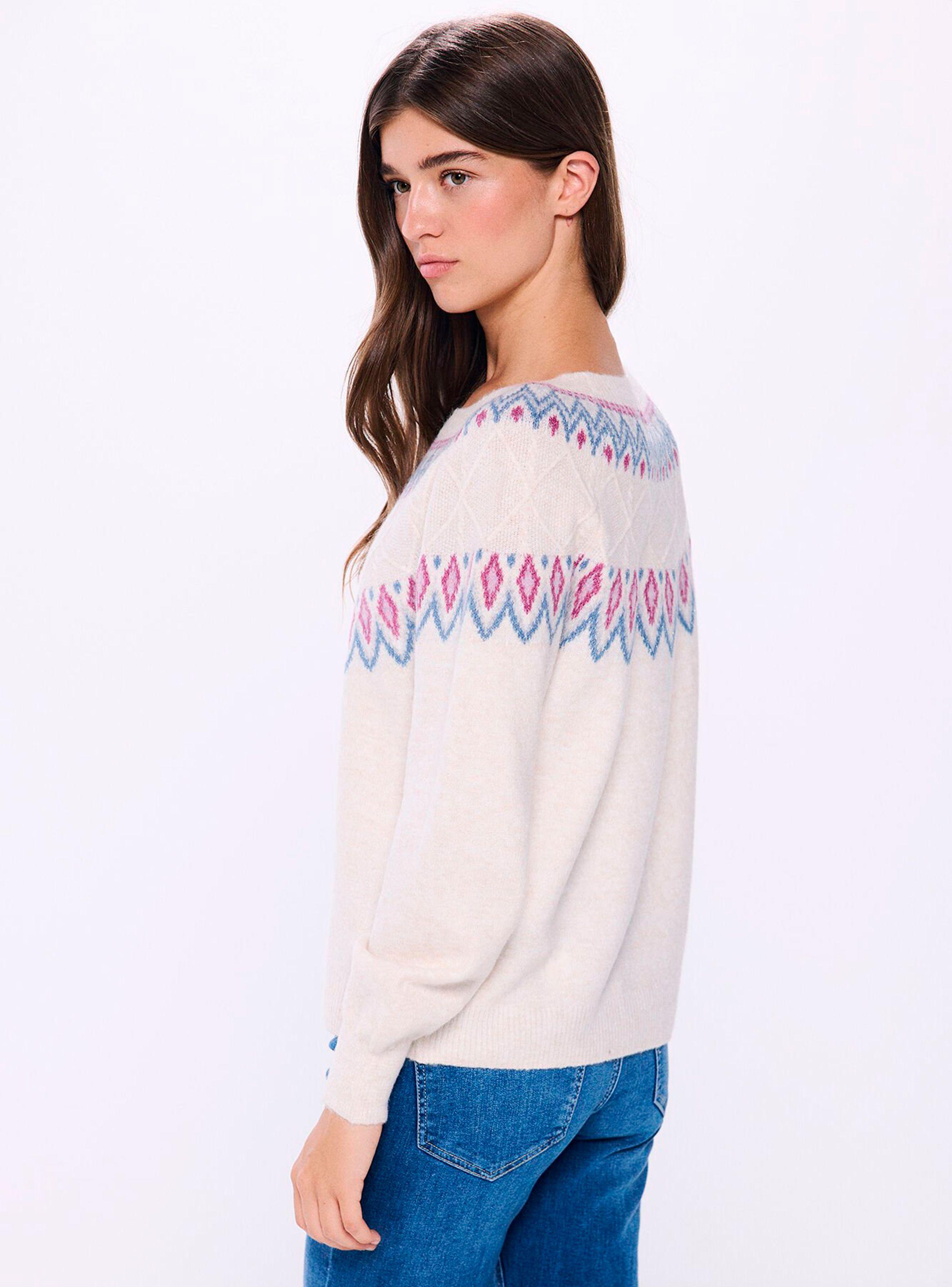Sweater Cenefas Jacquard Lurex-1