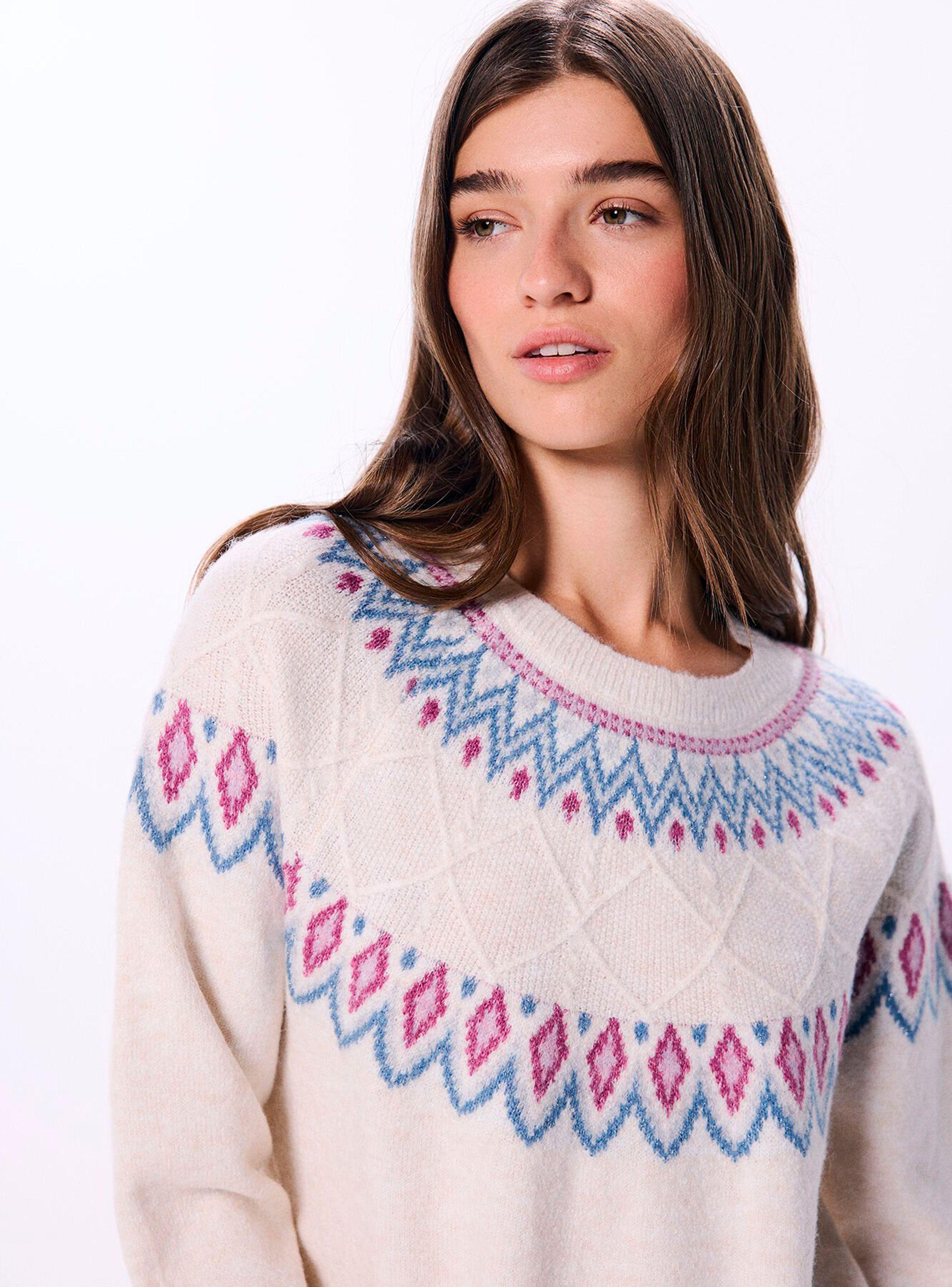 Sweater Cenefas Jacquard Lurex-2
