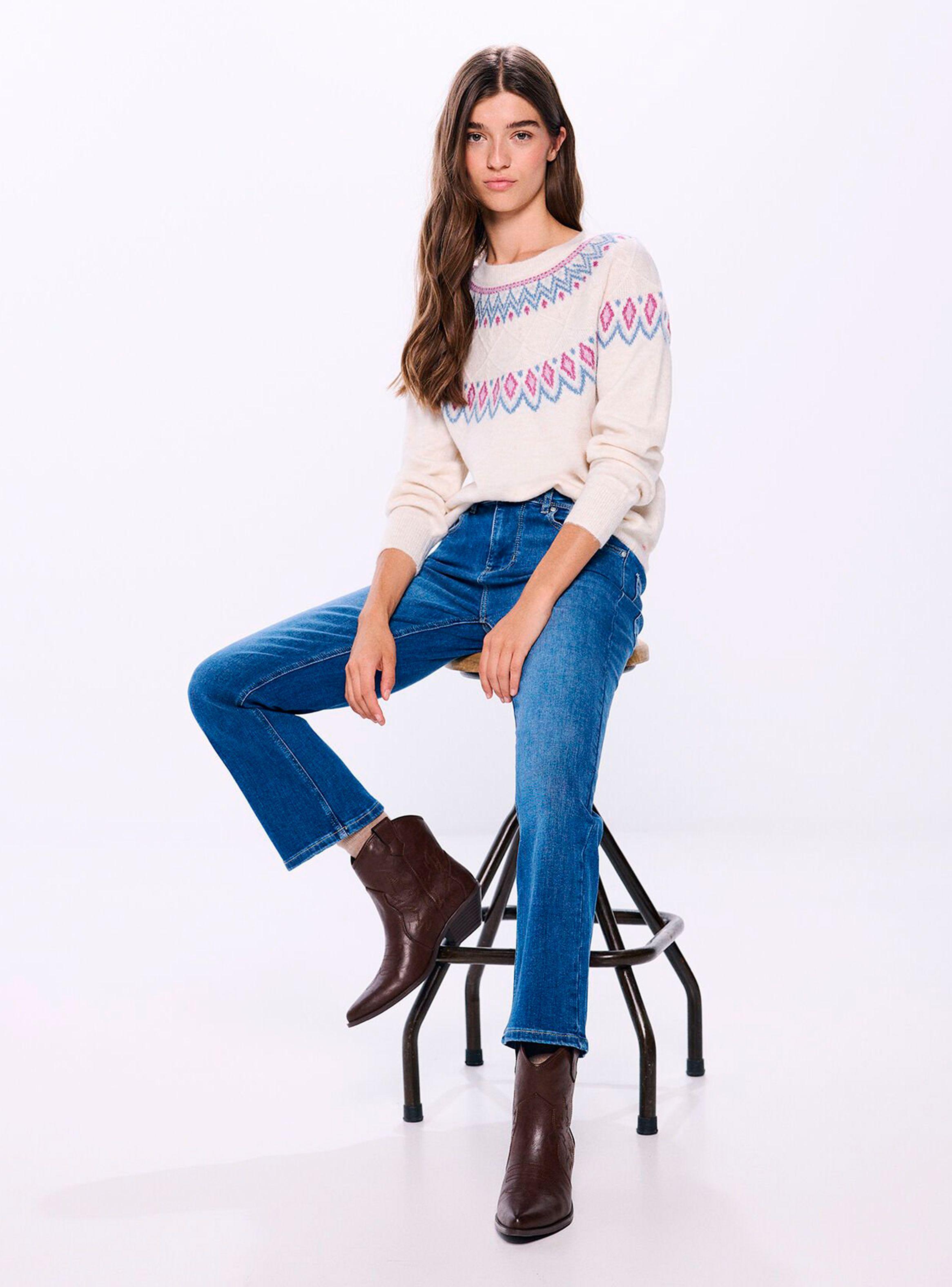 Sweater Cenefas Jacquard Lurex-3