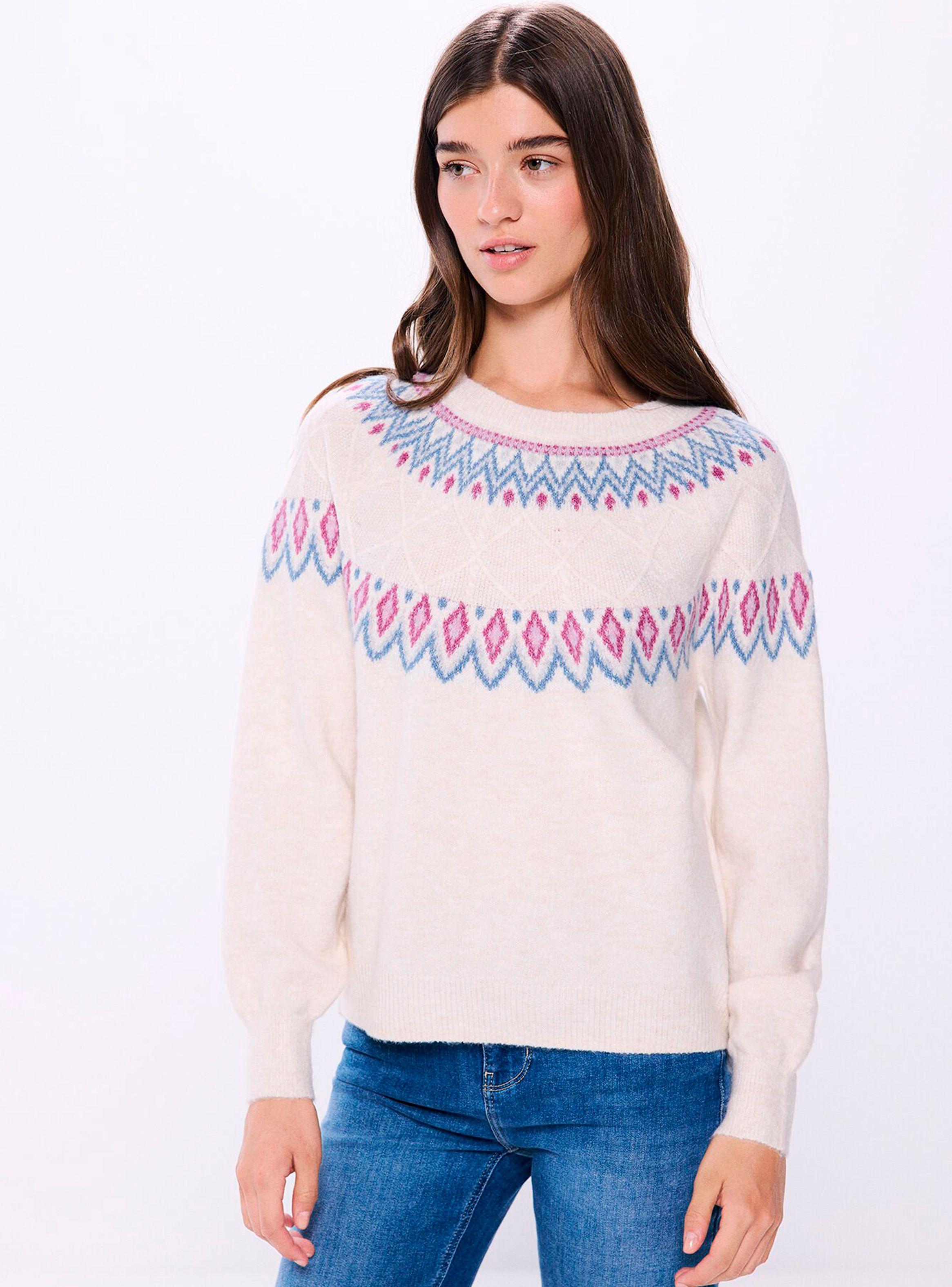 Sweater Cenefas Jacquard Lurex-0