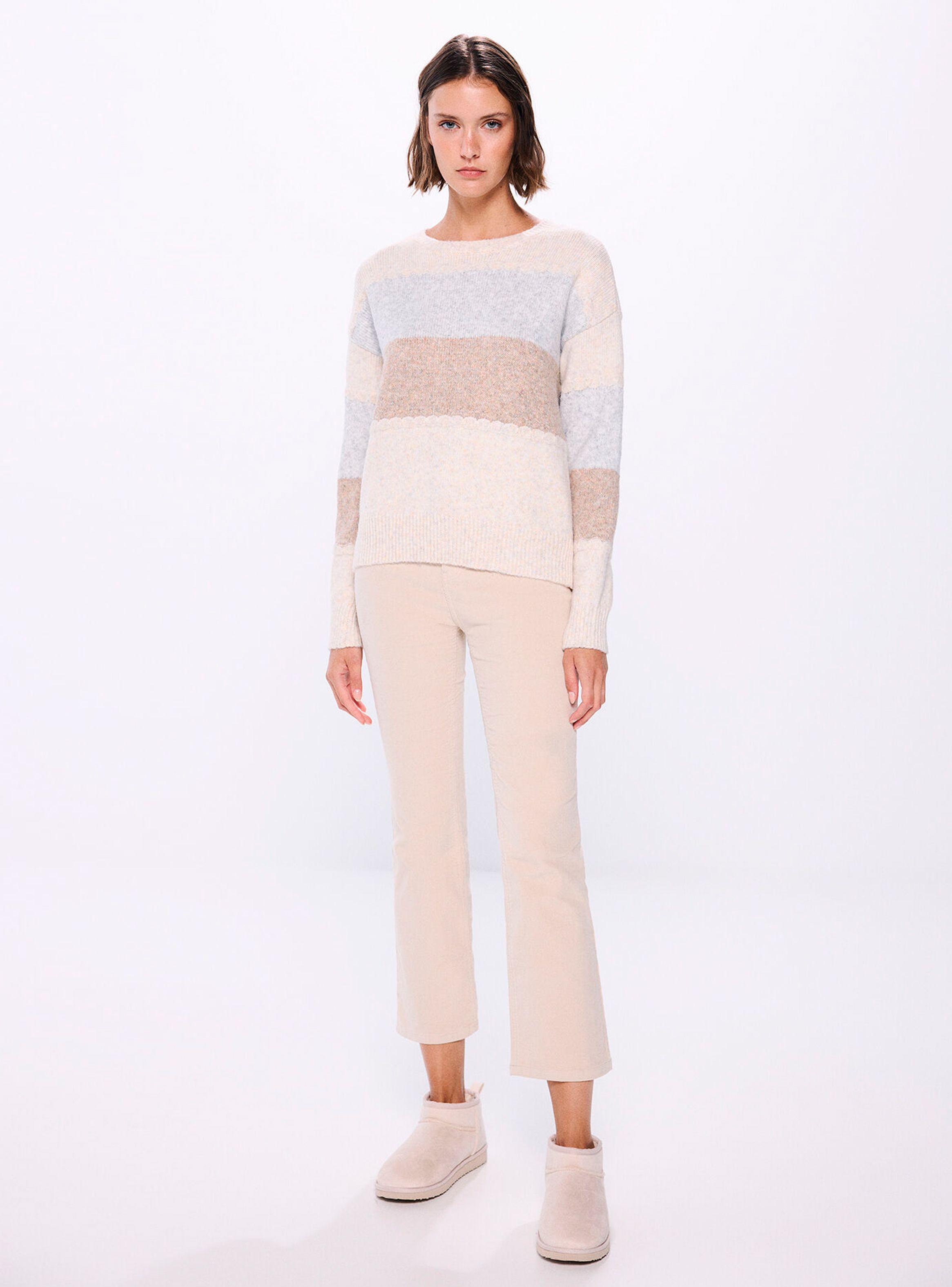 Sweater Color Block-3