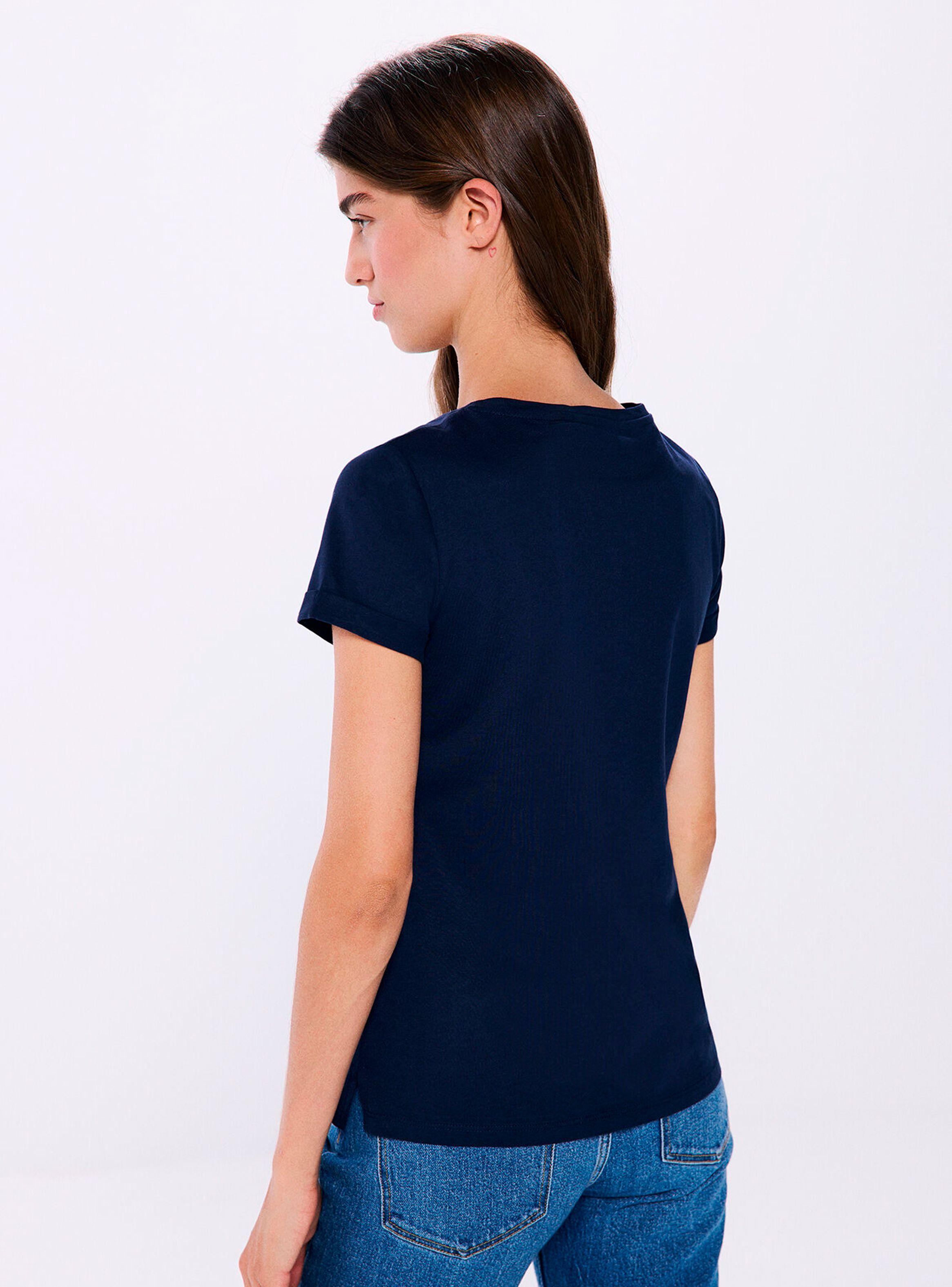 Polera Gráfica Amour Algodón Manga Vuelta-1