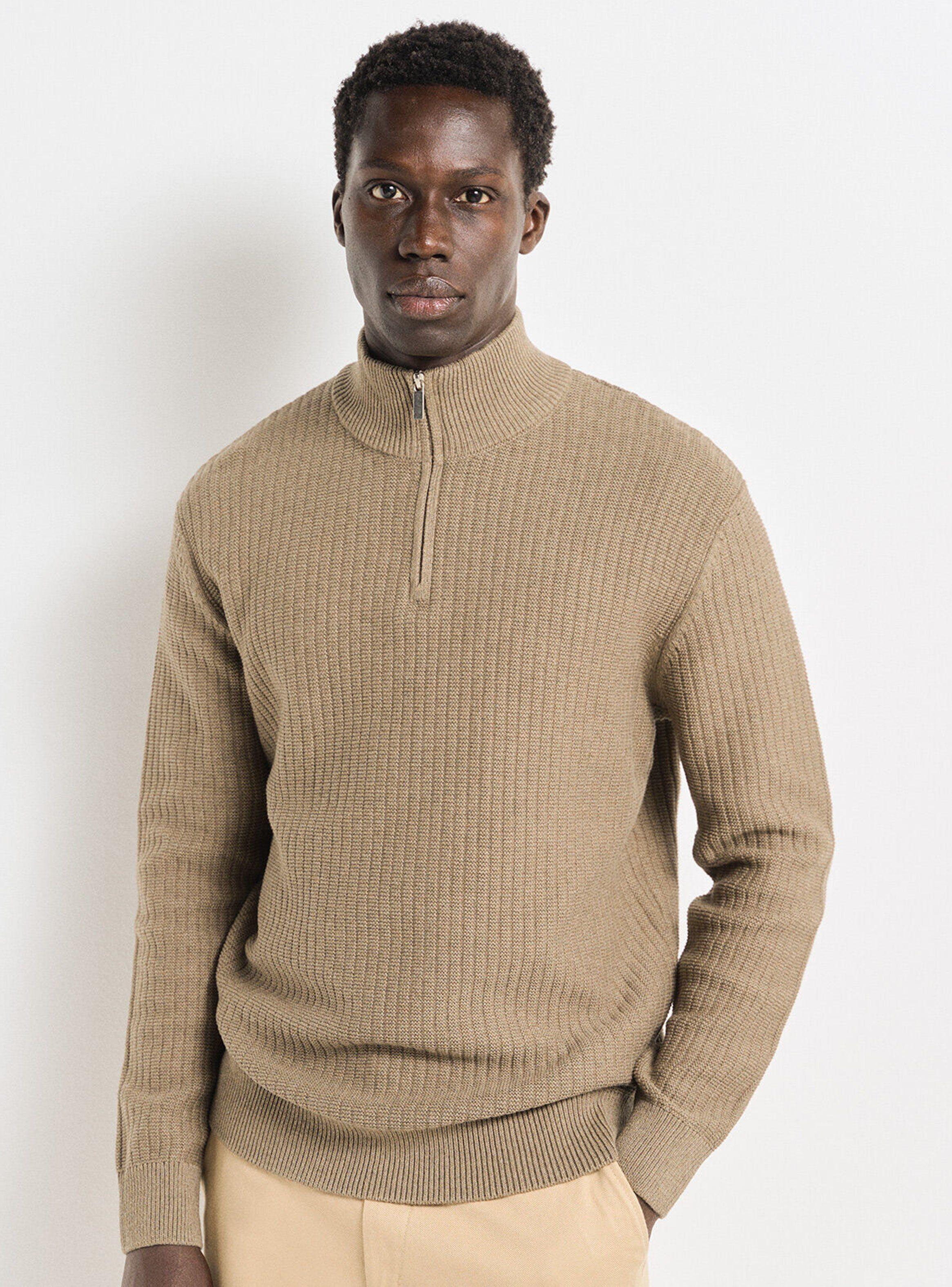 Sweater Estructurado Cremallera-0