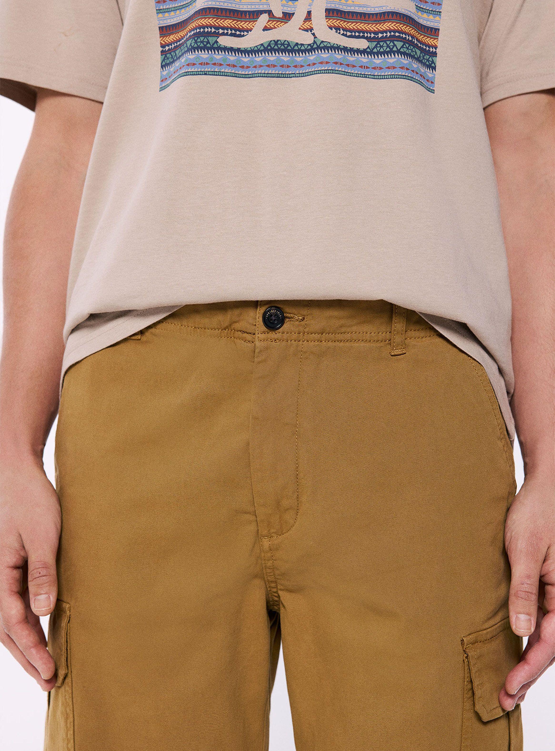 Pantalón Cargo Lavado-3