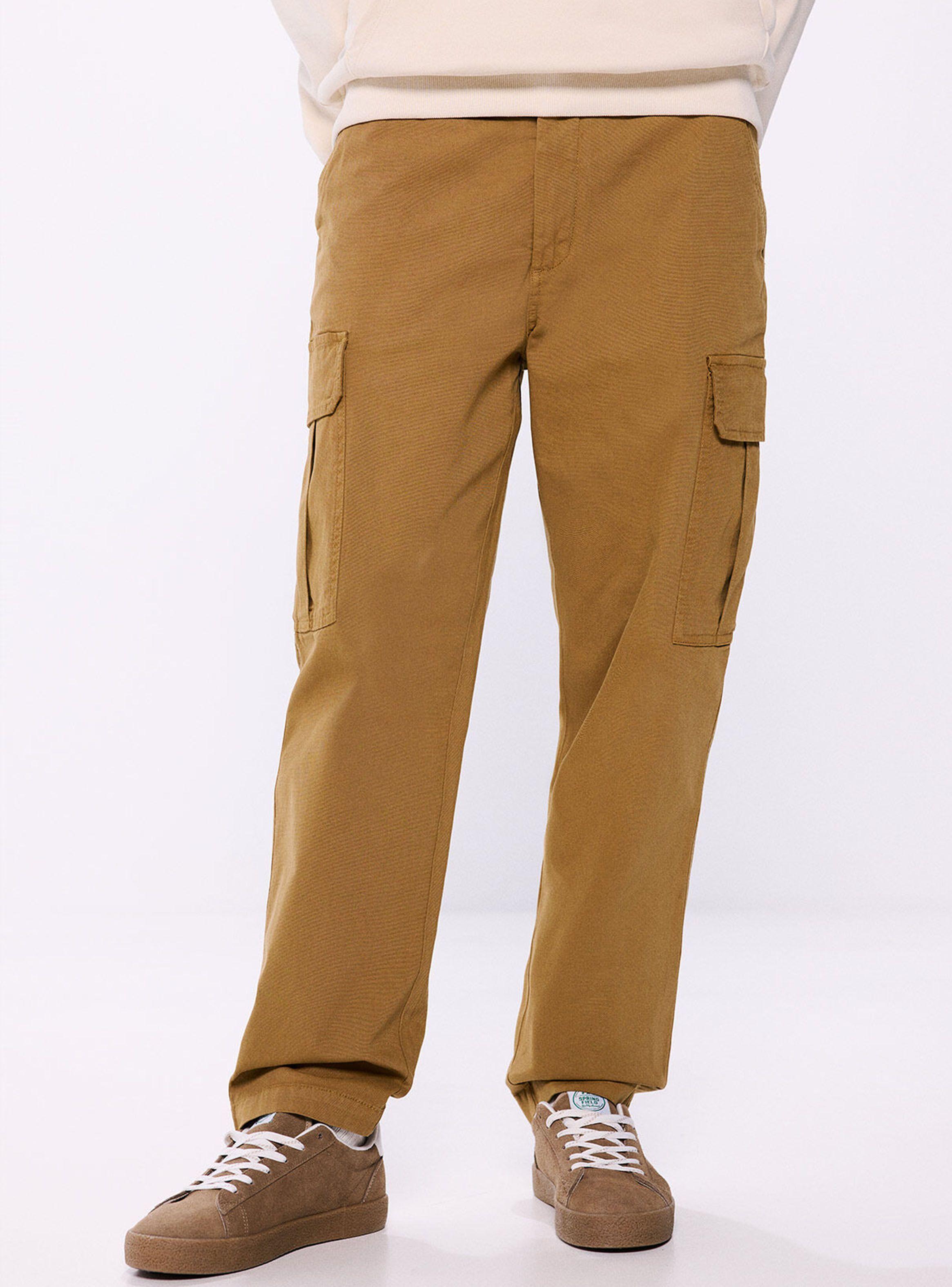 Pantalón Cargo Lavado-0