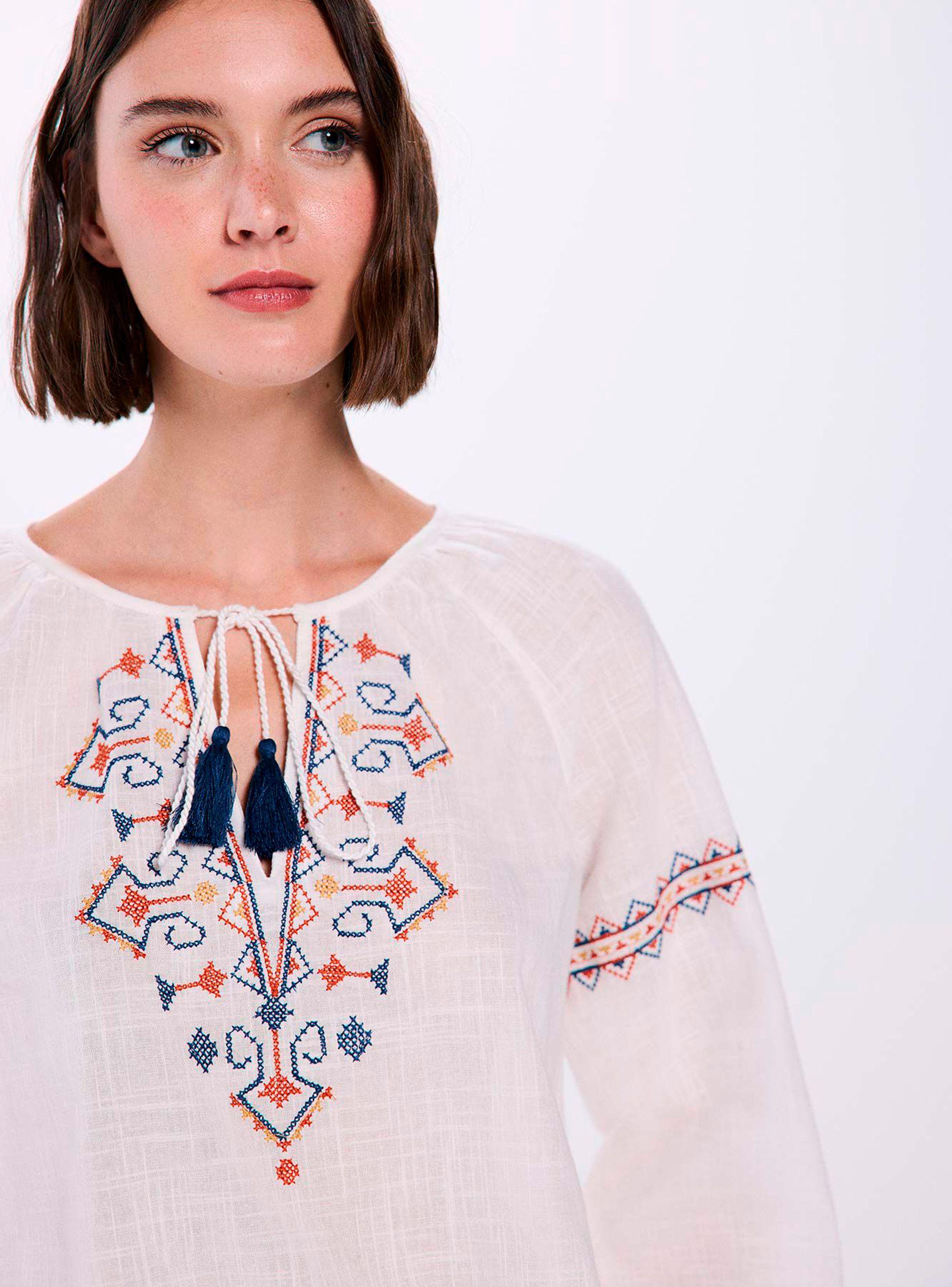 Blusas Bordados Multicolor-2