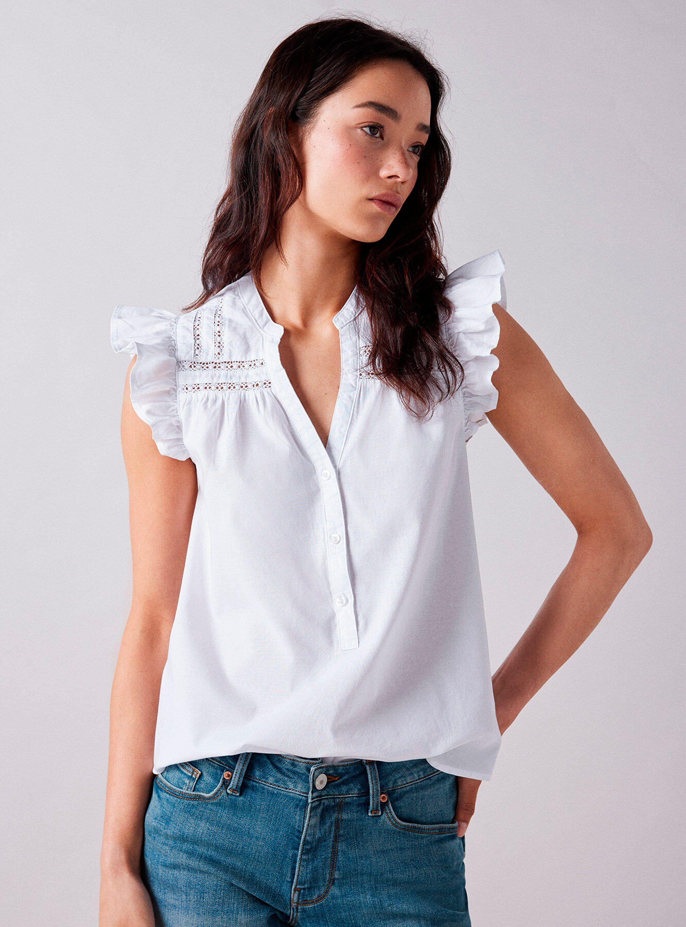 Blusa Lace Insertado-0