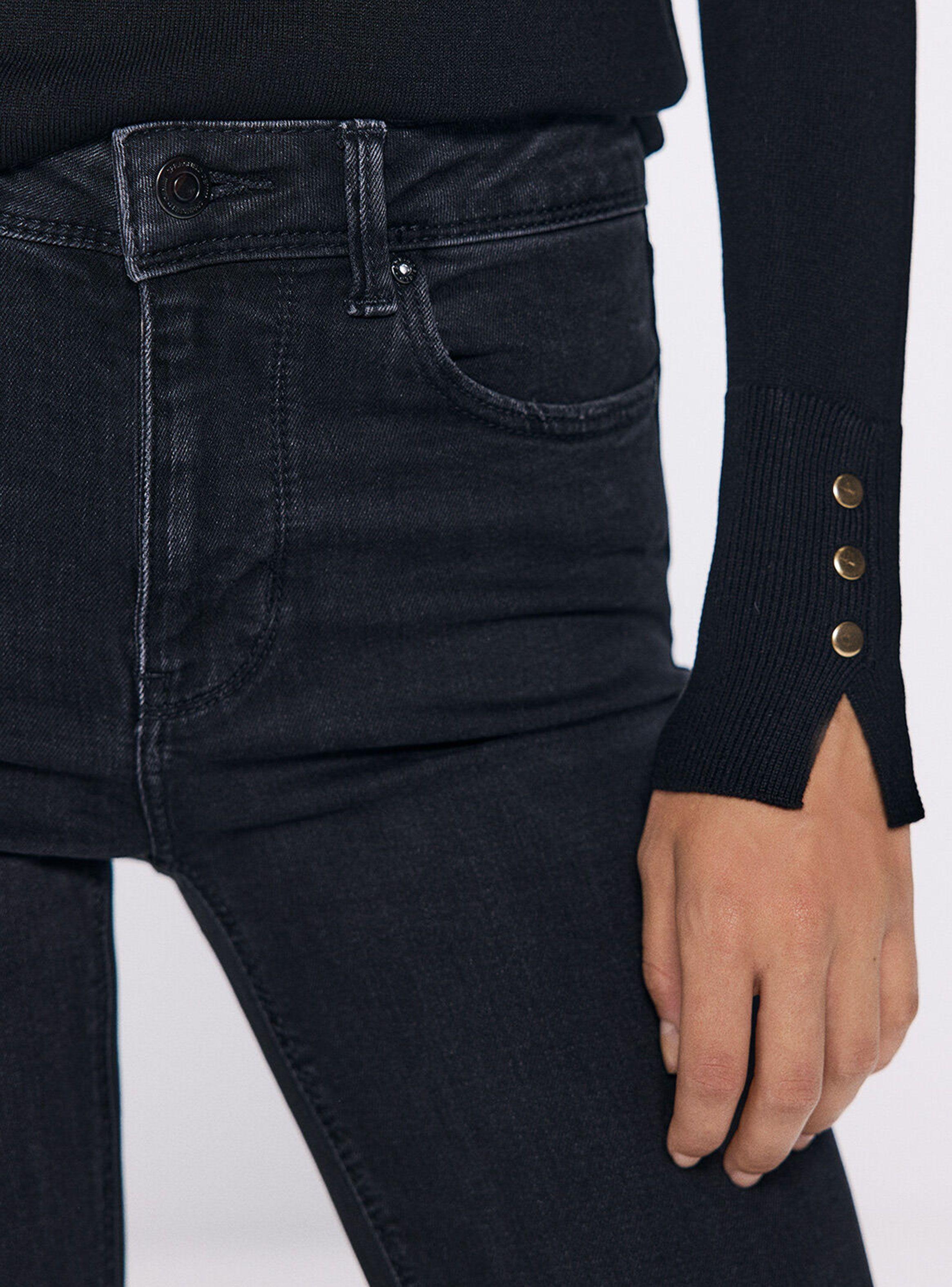 Jeans Slim Cropped Tiro Medio-2