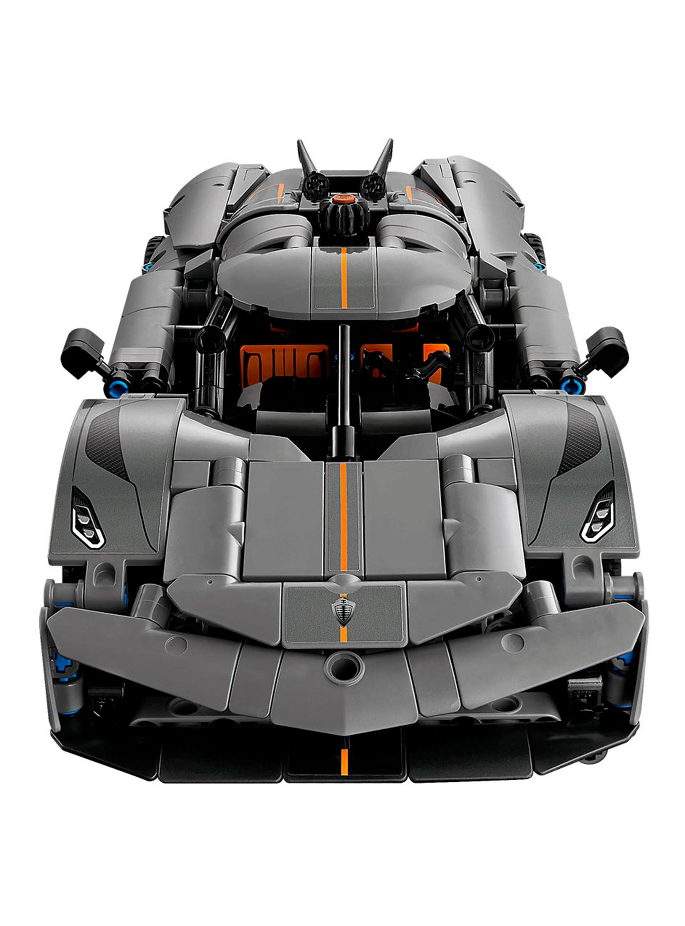 Lego Hiperauto Koenigsegg Jesko Absolut Gris-3
