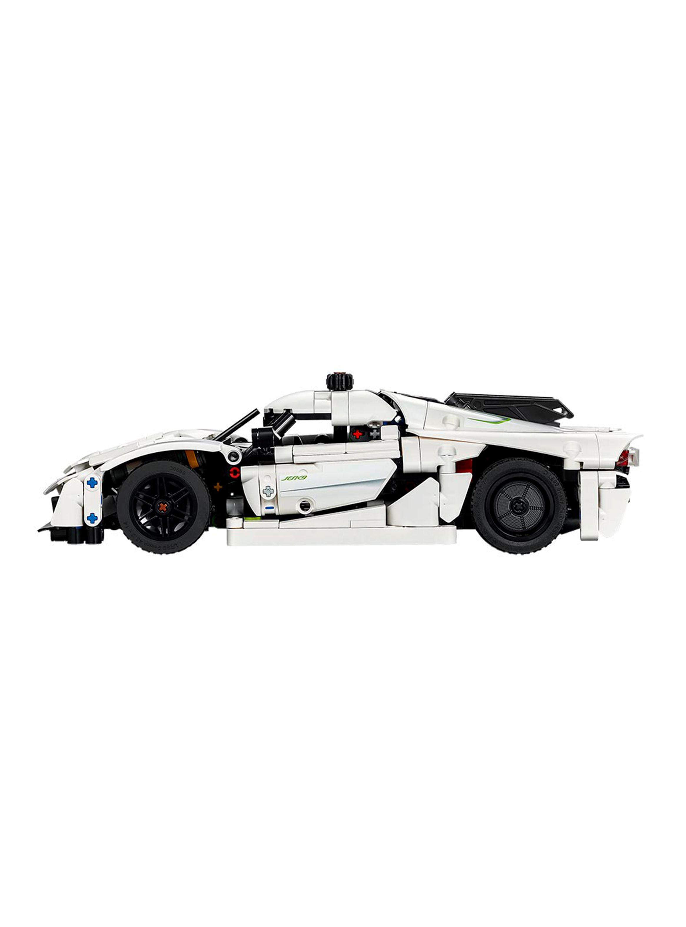Lego Hiperauto Koenigsegg Jesko Absolut Blanco-2