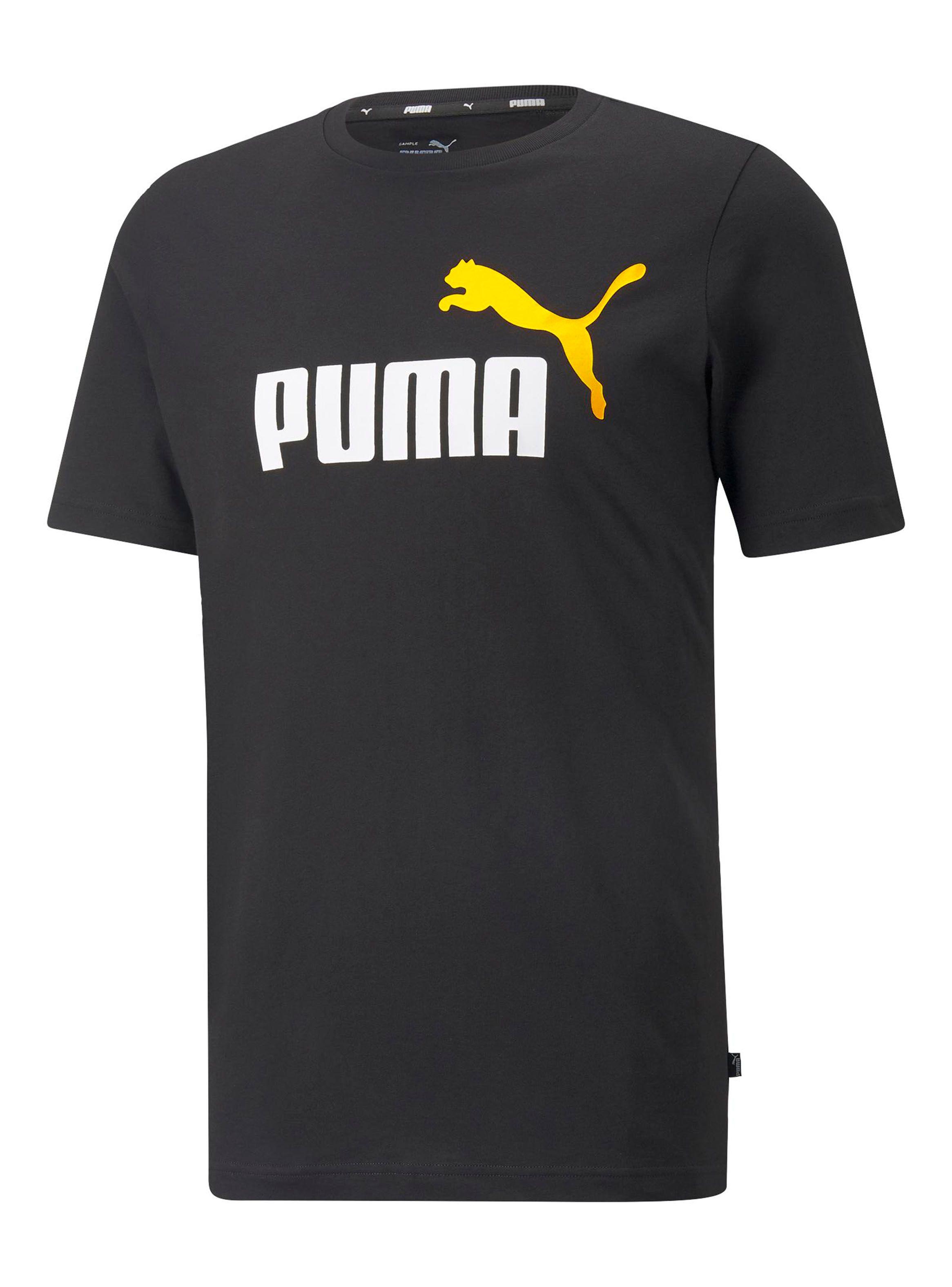 Polera ESS+ 2 Col Logo Tee Negro Hombre-0