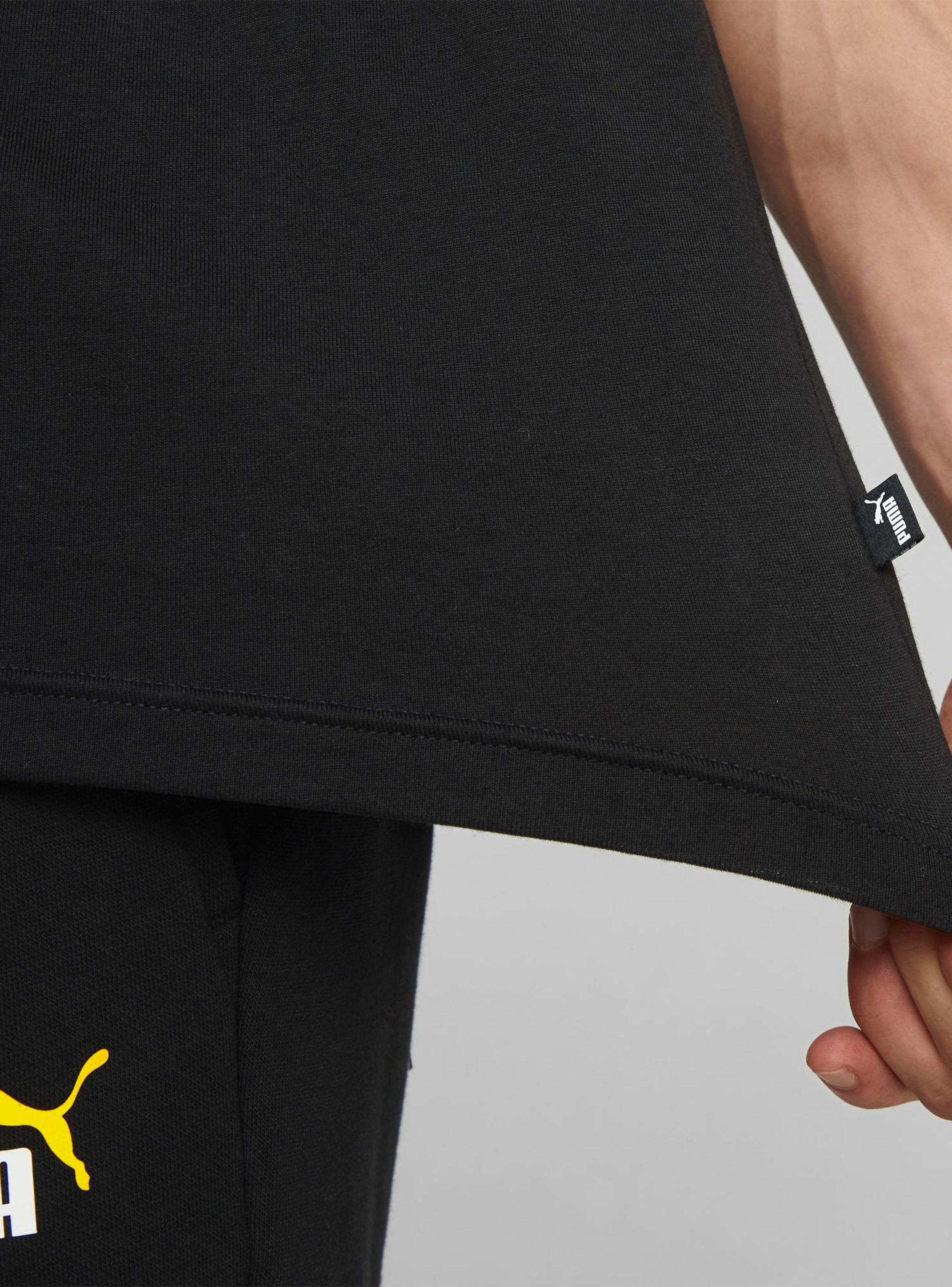 Polera ESS+ 2 Col Logo Tee Negro Hombre-2