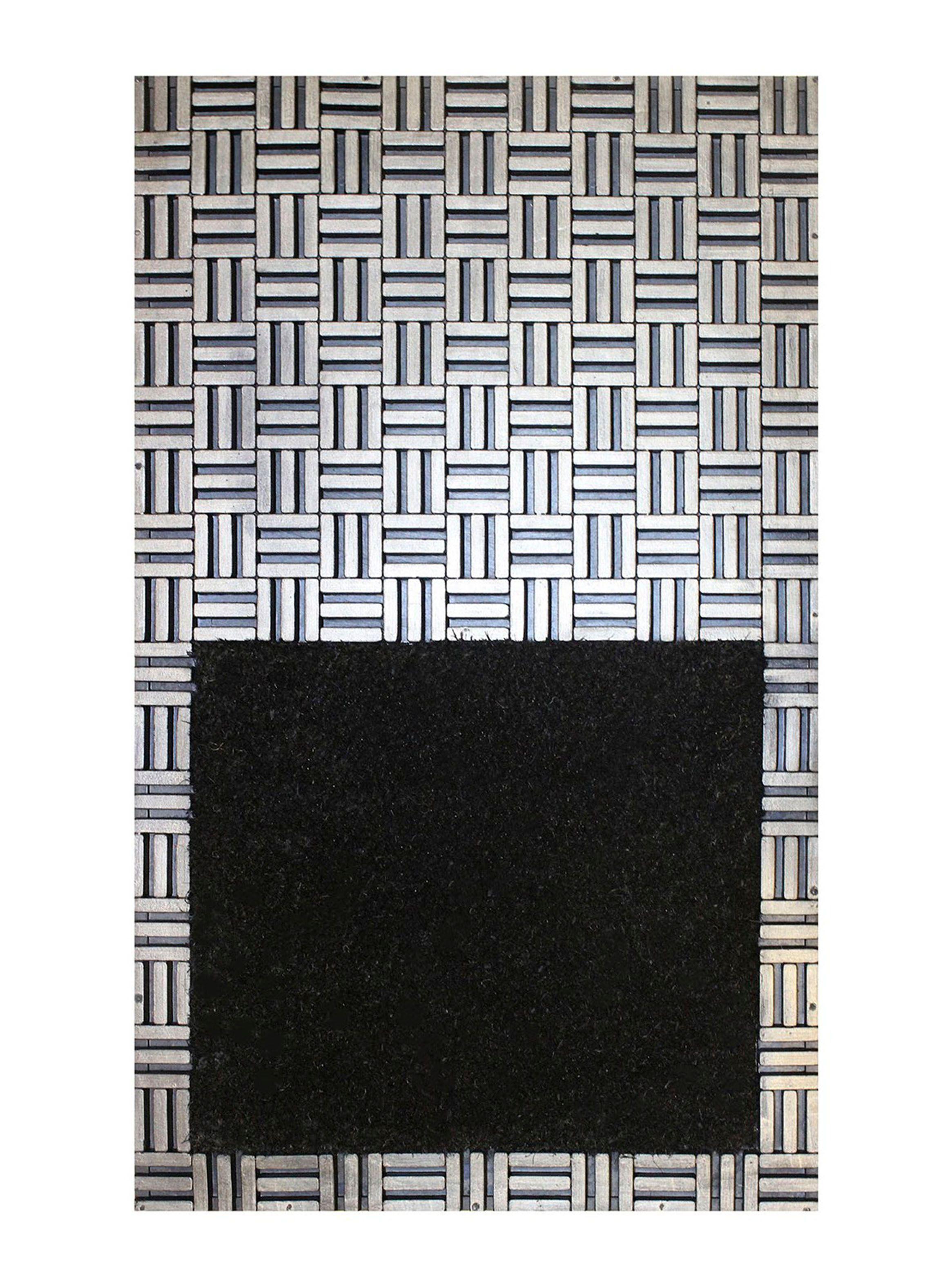 Limpiapiés 45 x 75 cm Bari Negro-0