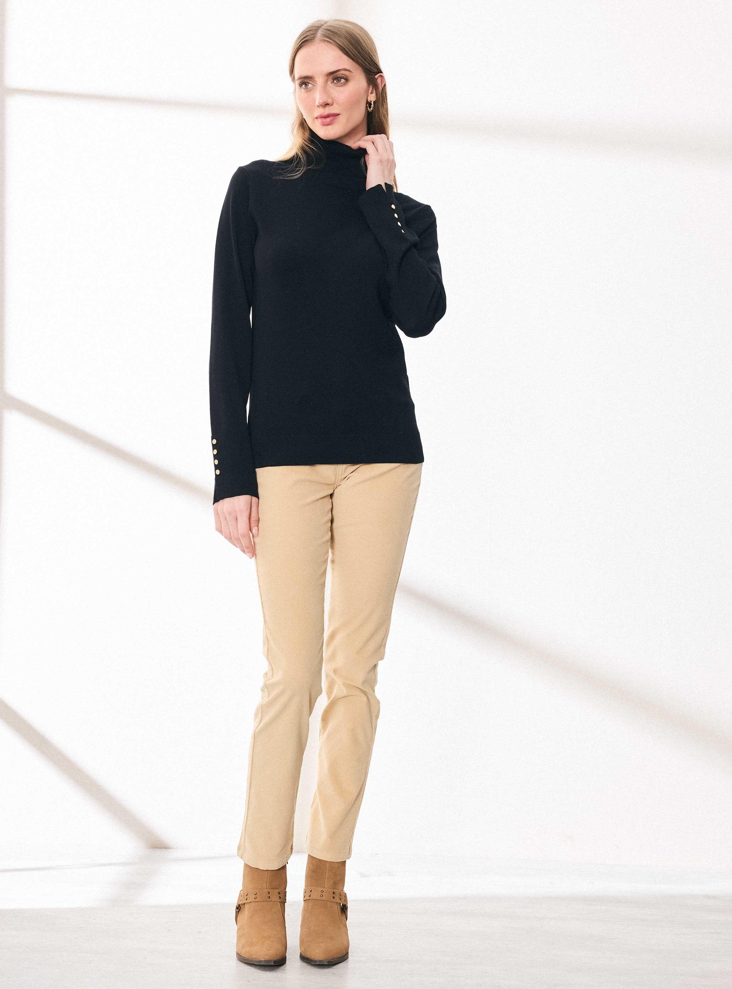 Sweater Cuello Beatle Básico-4