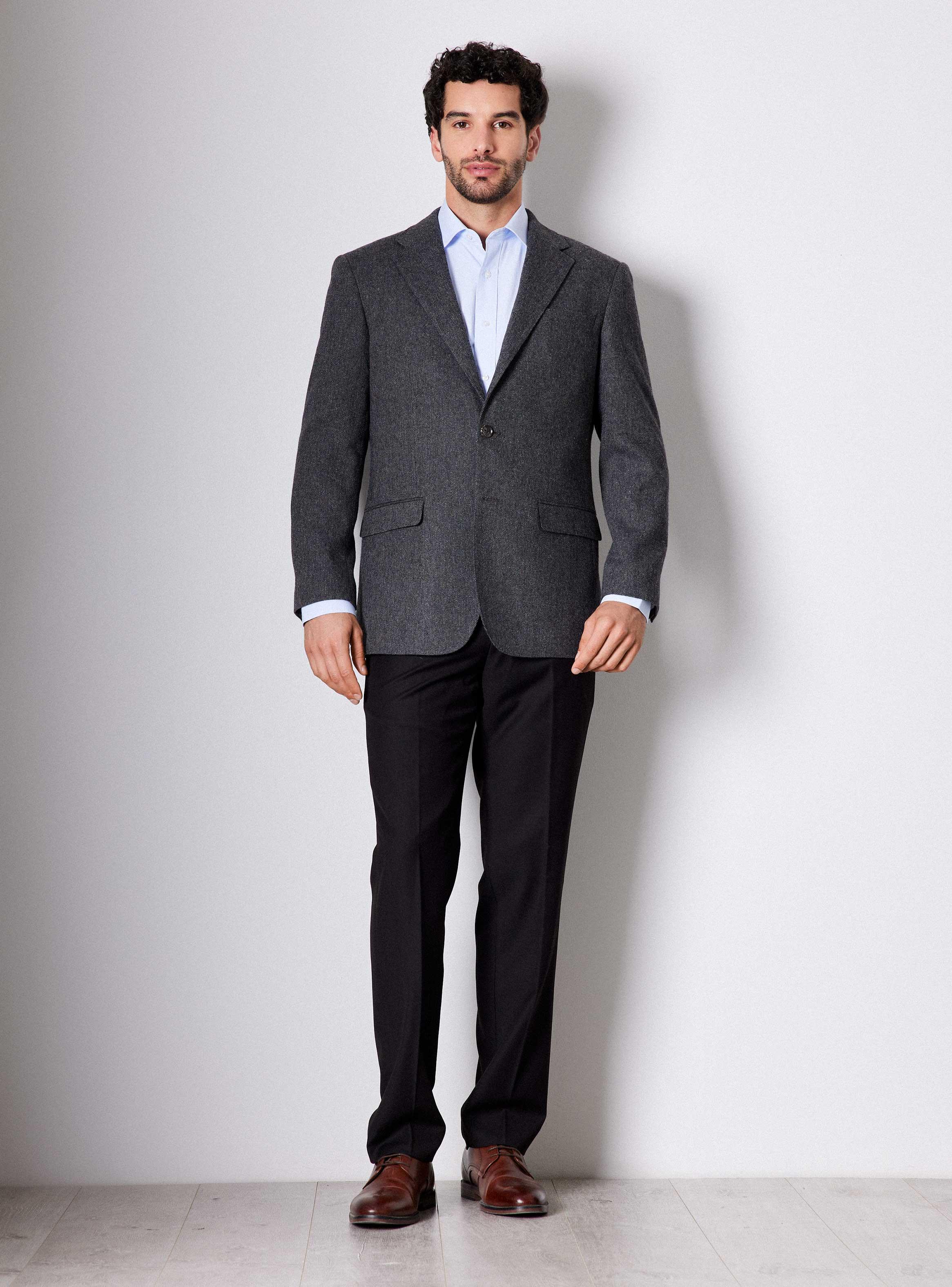 Blazer Recto Estilo Tweed-4