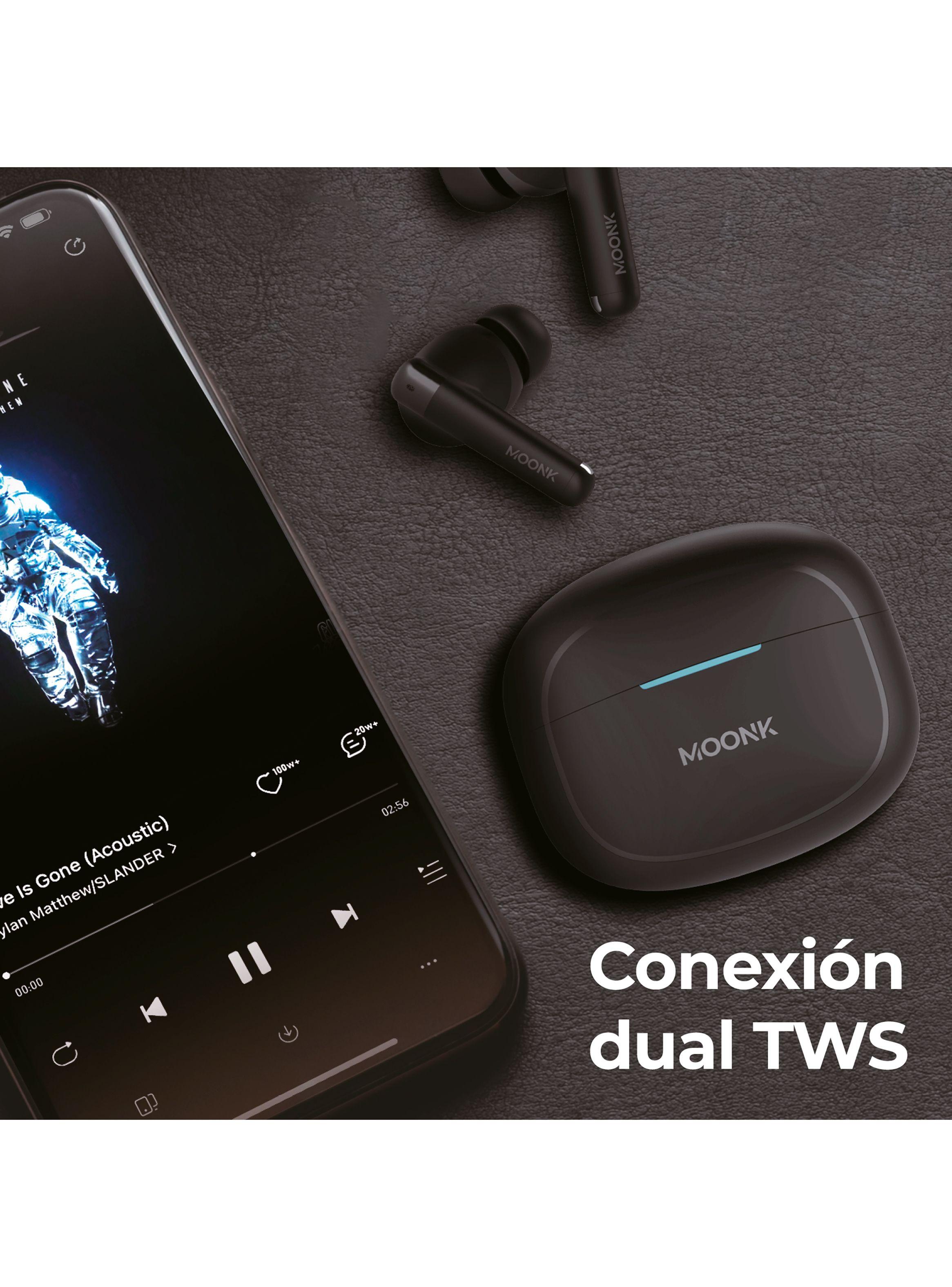 Audífonos Bluetooth True Wireless ENC Negro-2