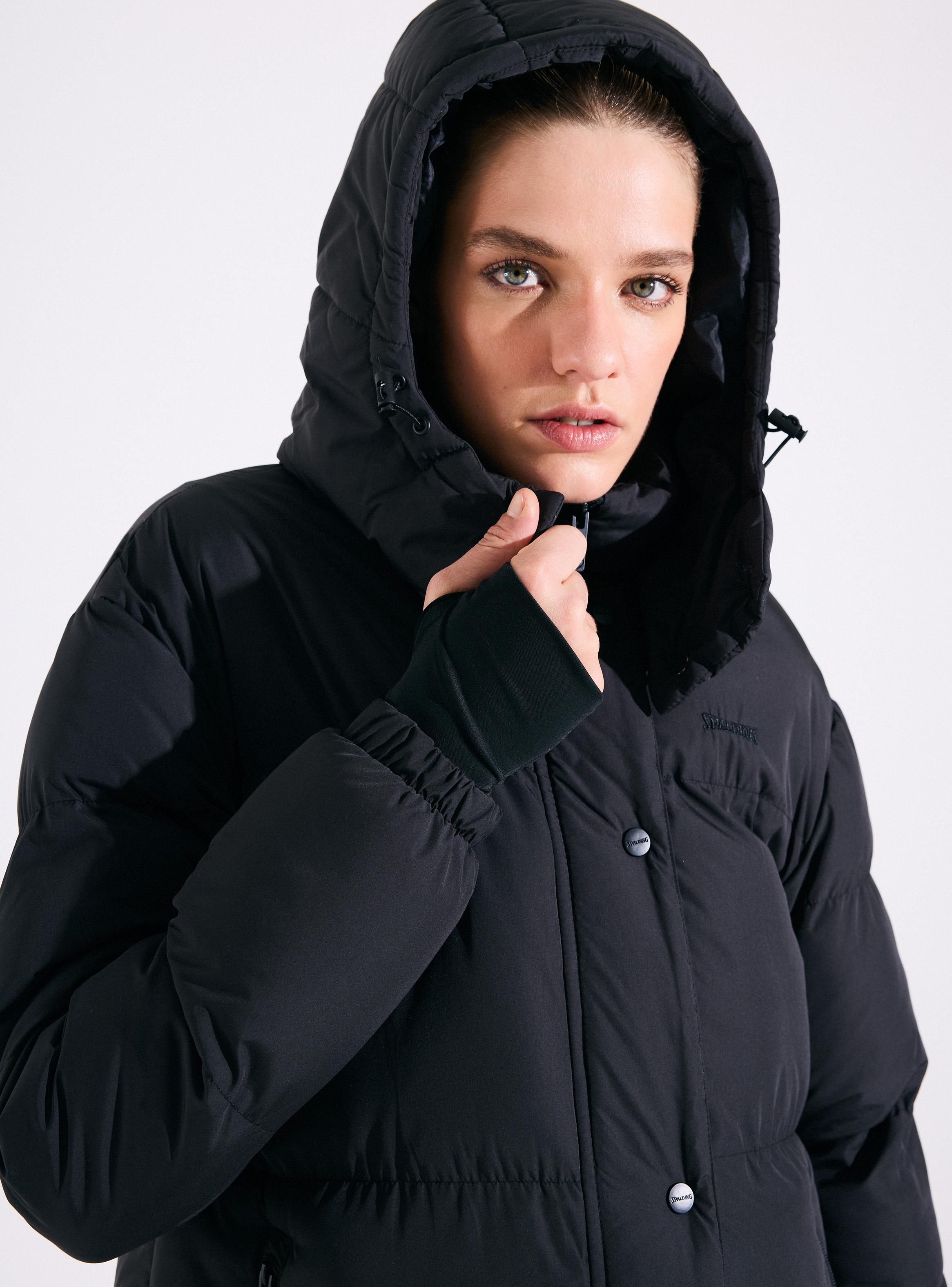 Parka Larga Oversize con Capucha-3