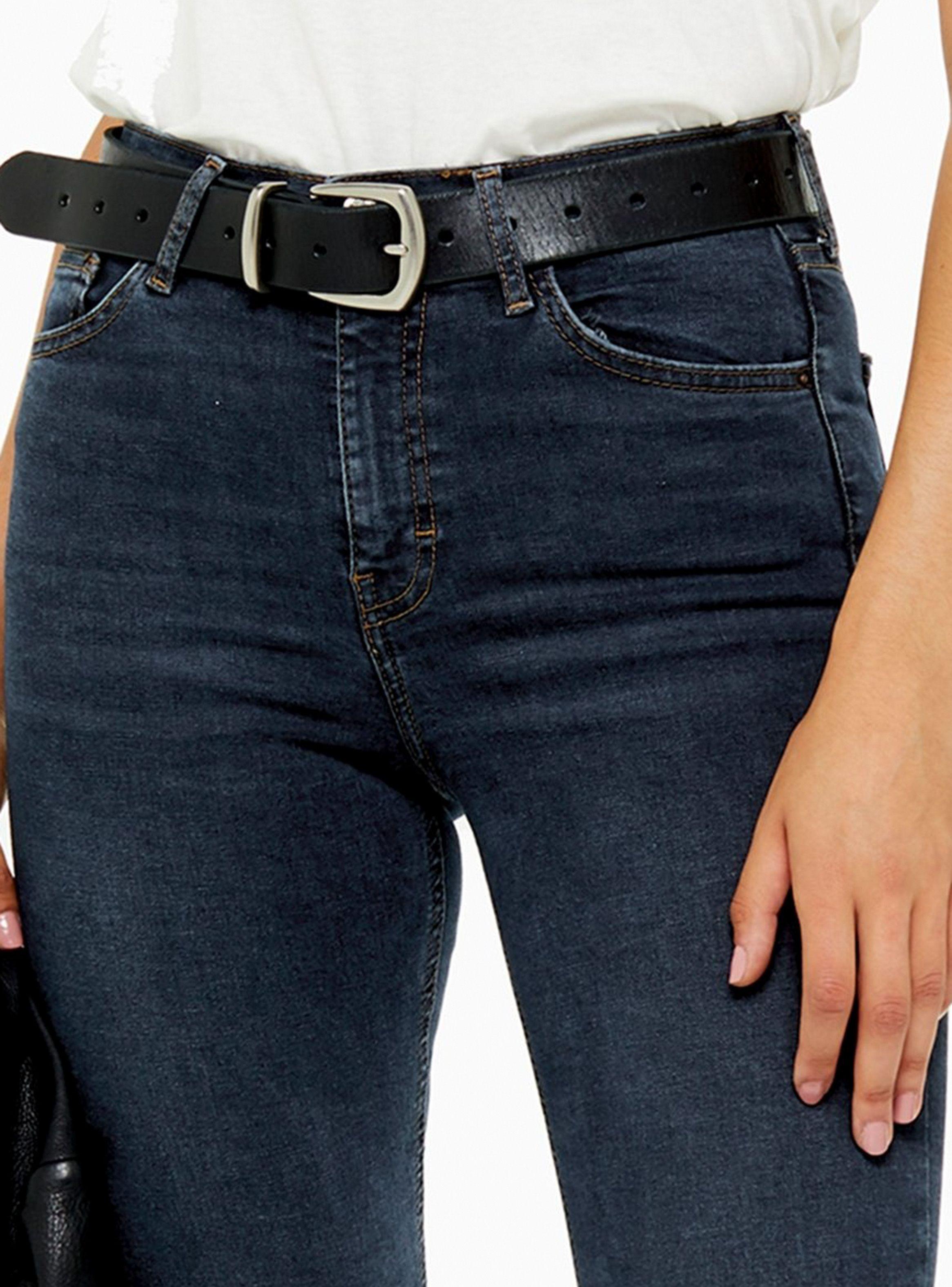 Jeans Jamie Blue Black Largo 34 Topshop-2