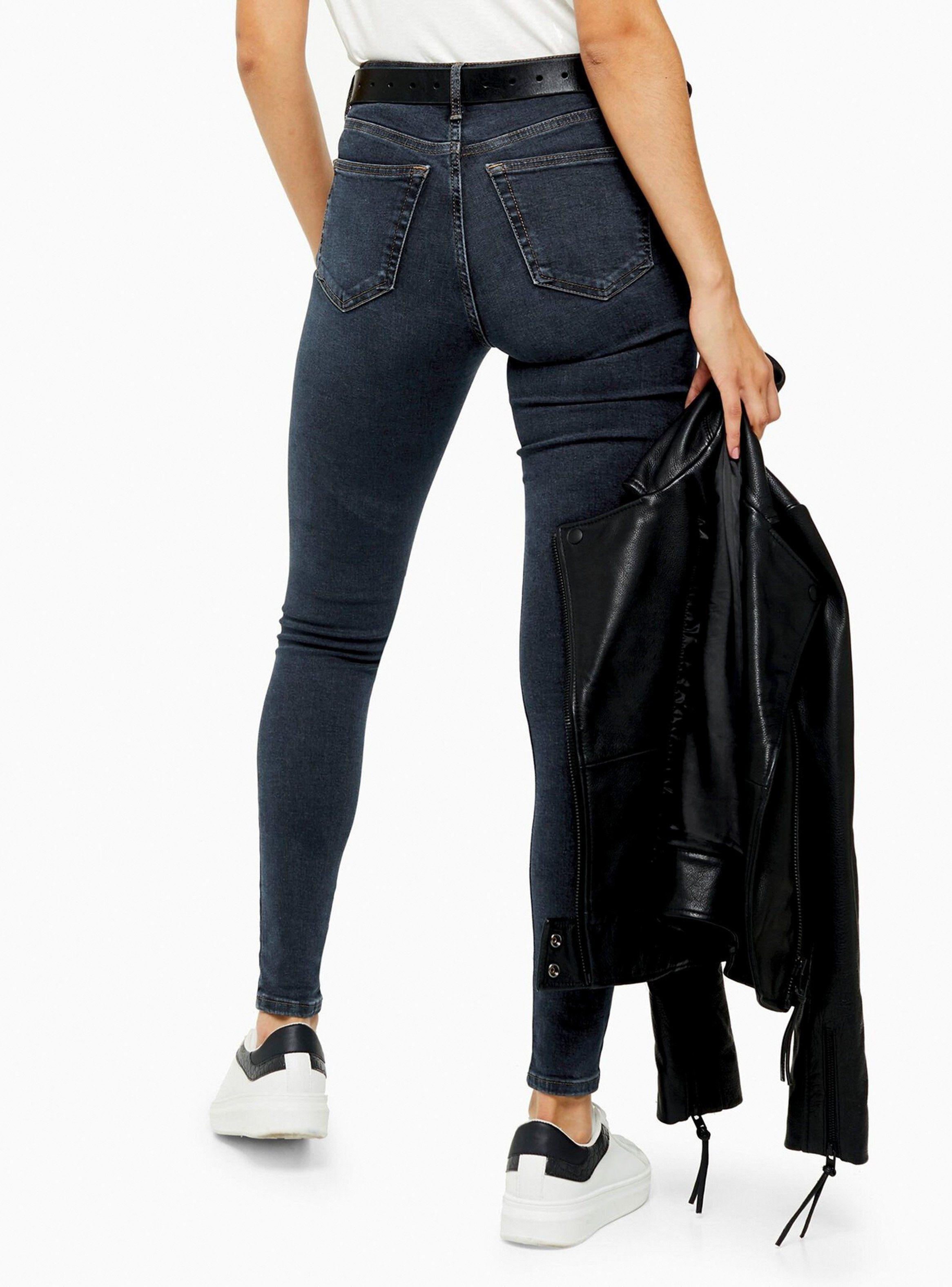 Jeans Jamie Blue Black Largo 34 Topshop-1