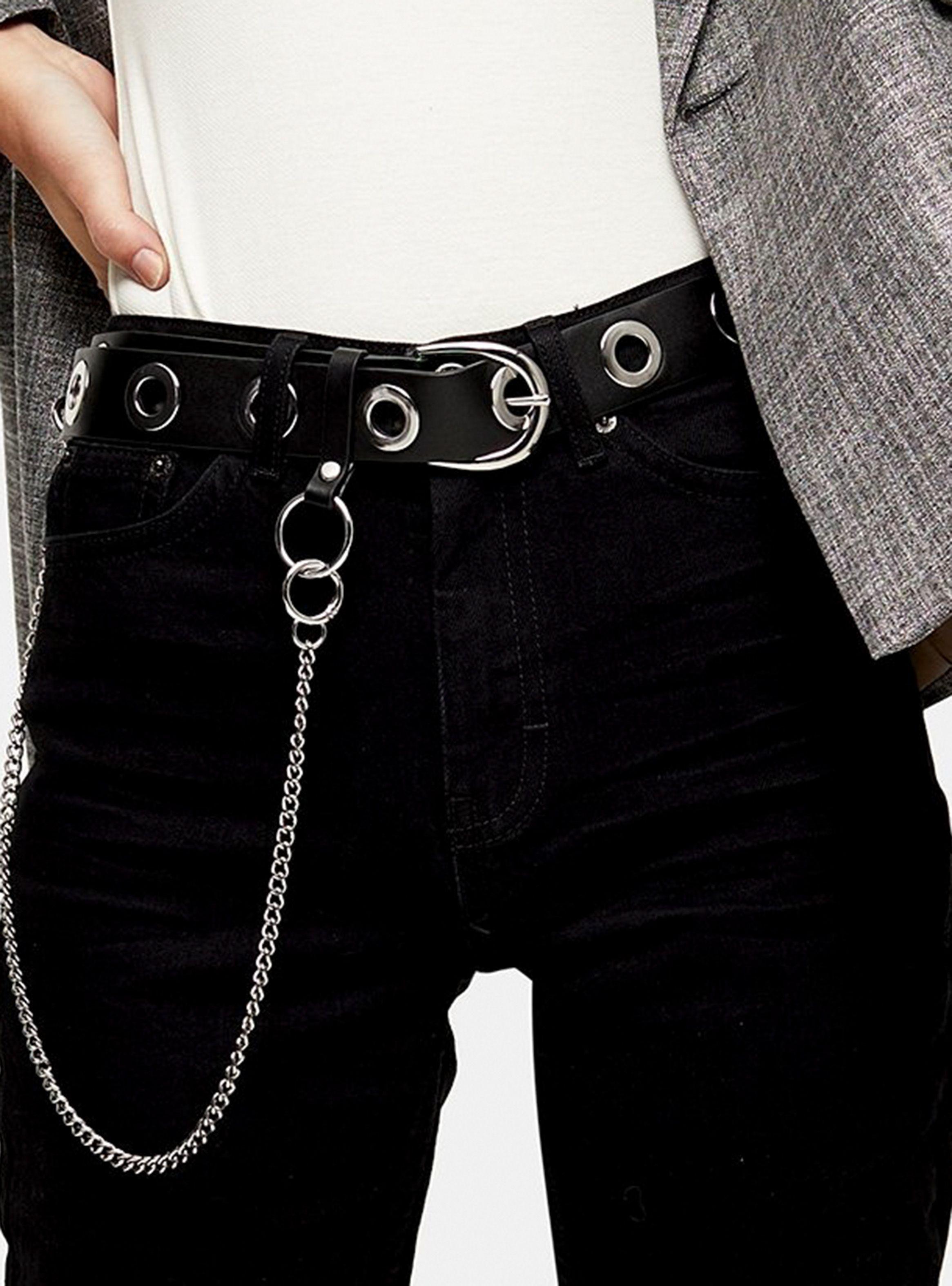 Jeans Straight Black Raw Hem Largo 32 Topshop-2