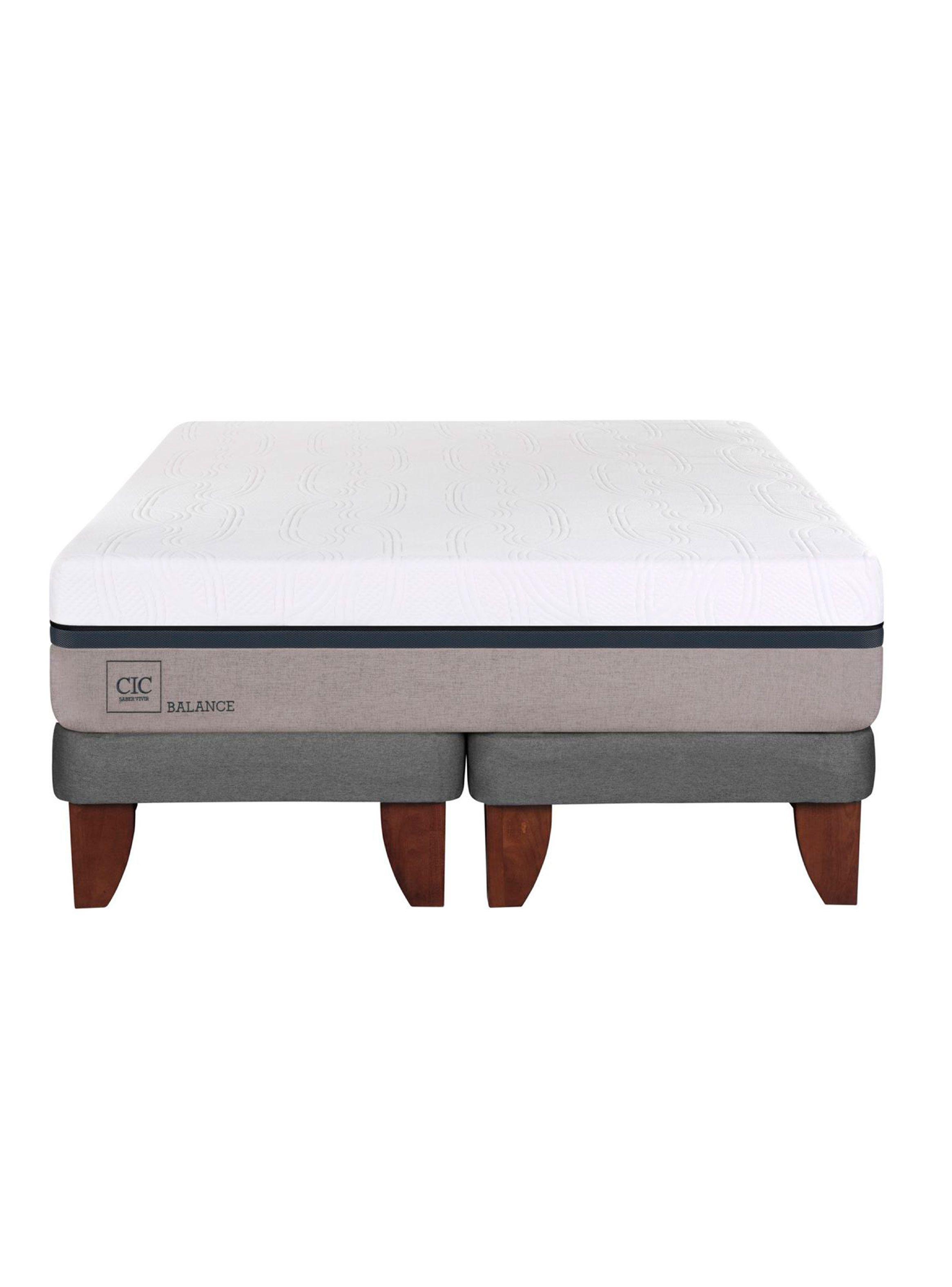 Cama Europea Balance 2 Plazas Base Dividida-2