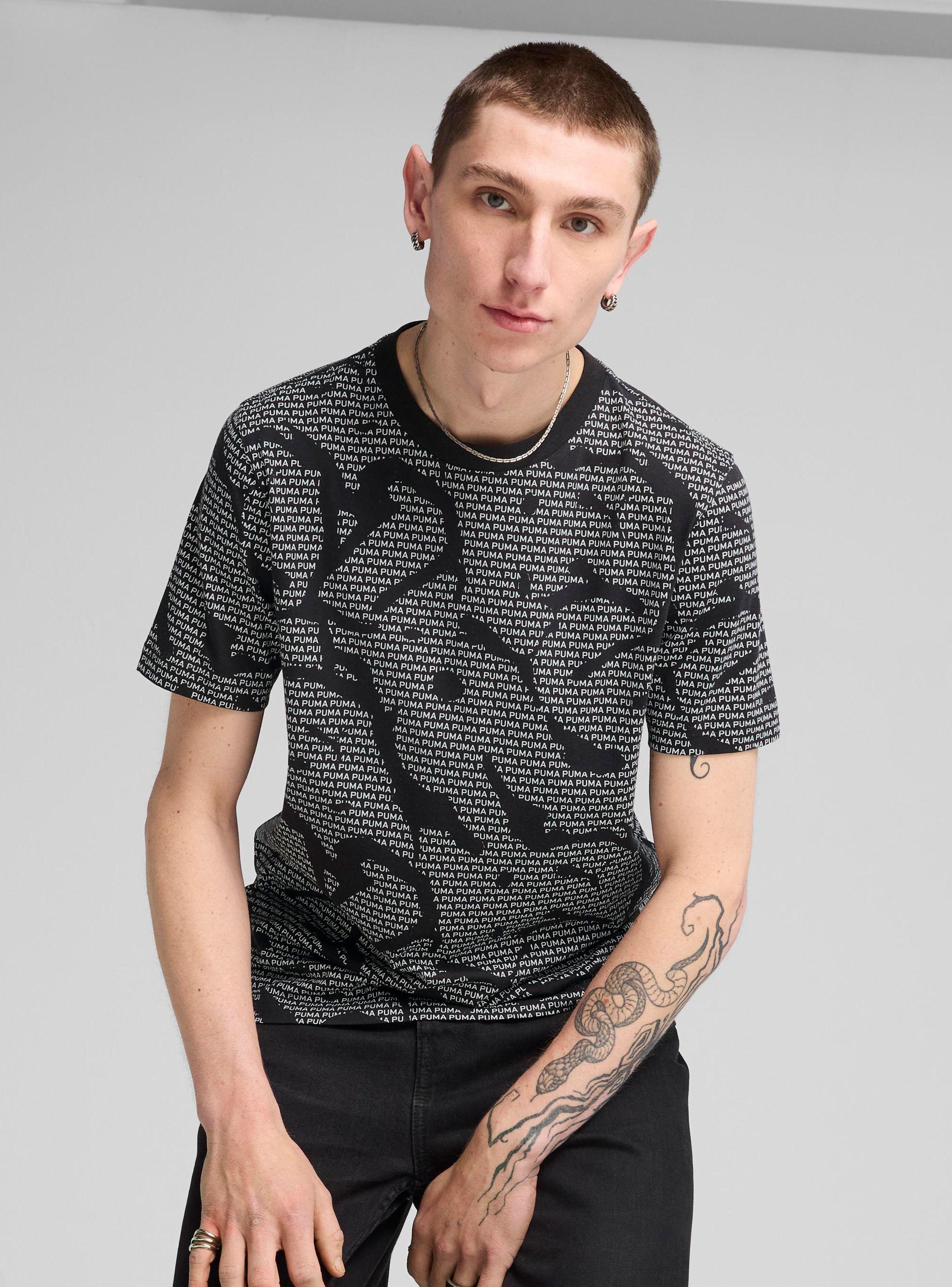 Polera Lab Aop Tee Ess Logo-0