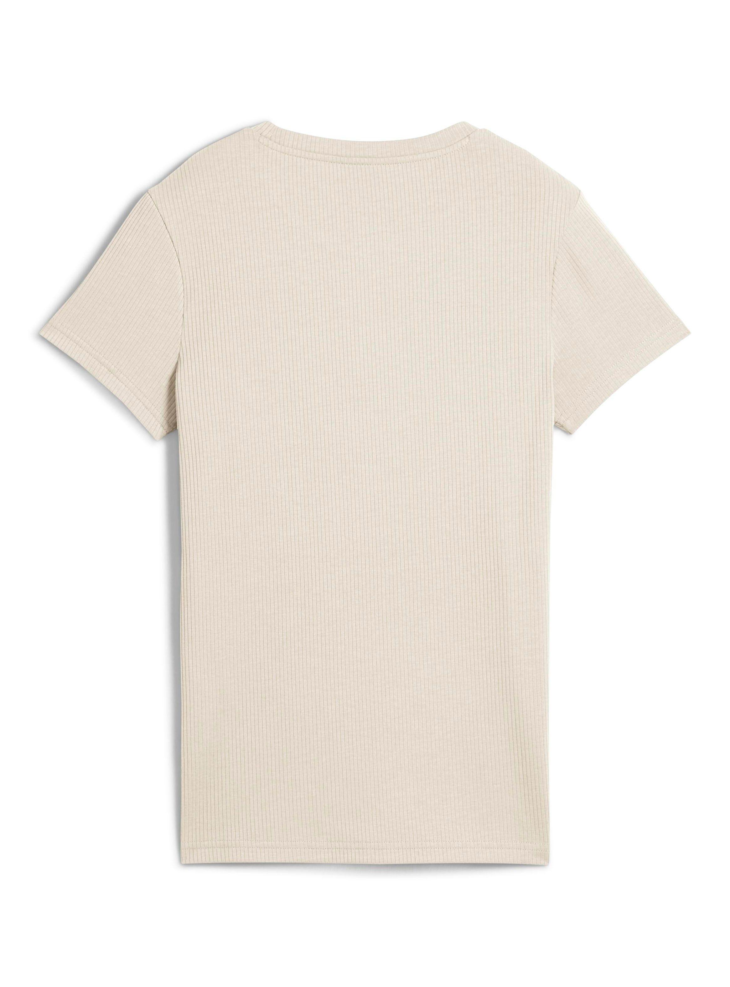 Polera Logo Ess Elevated Rib Tee-2