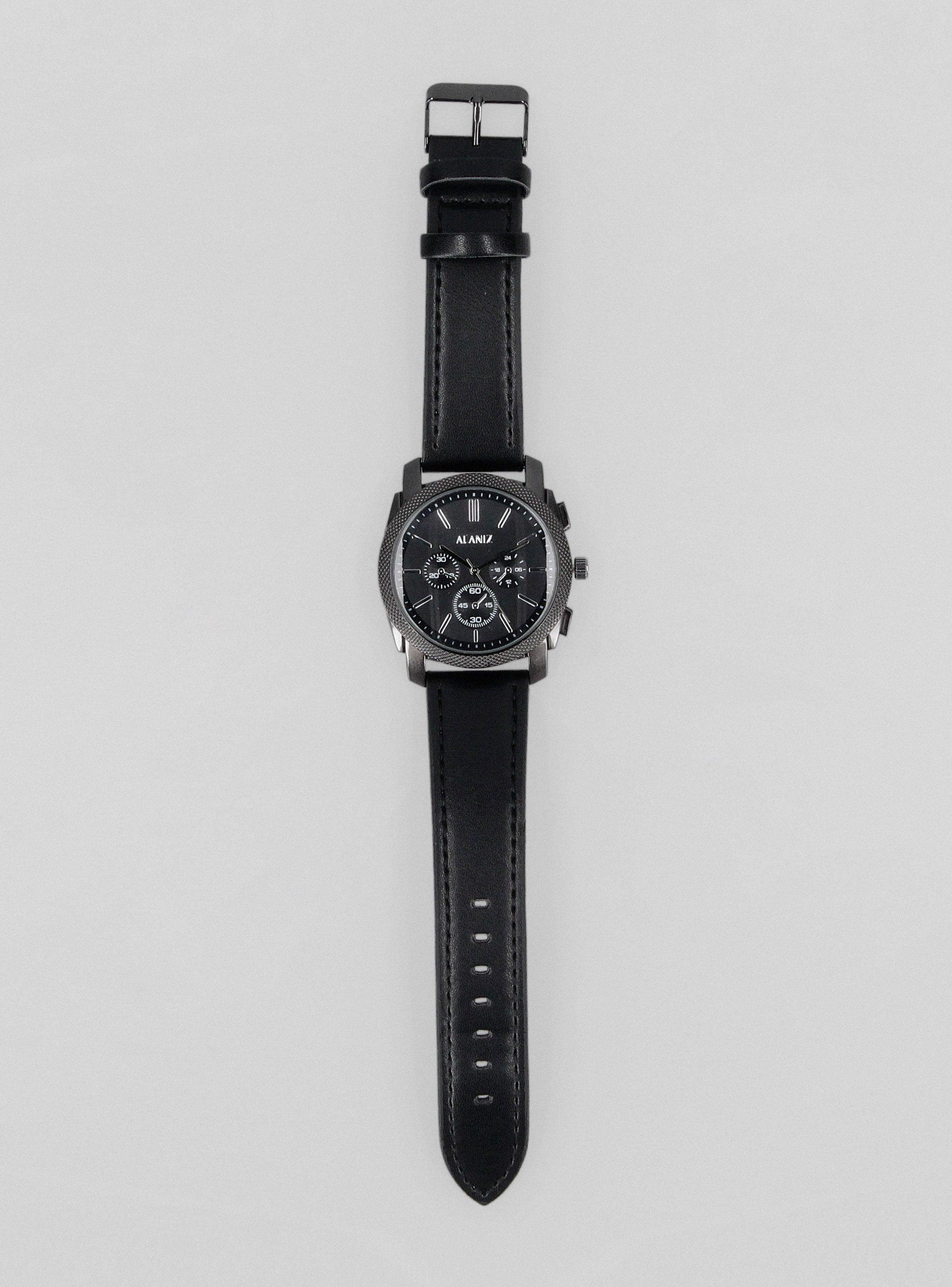 Reloj Análogo Hombre Black-2