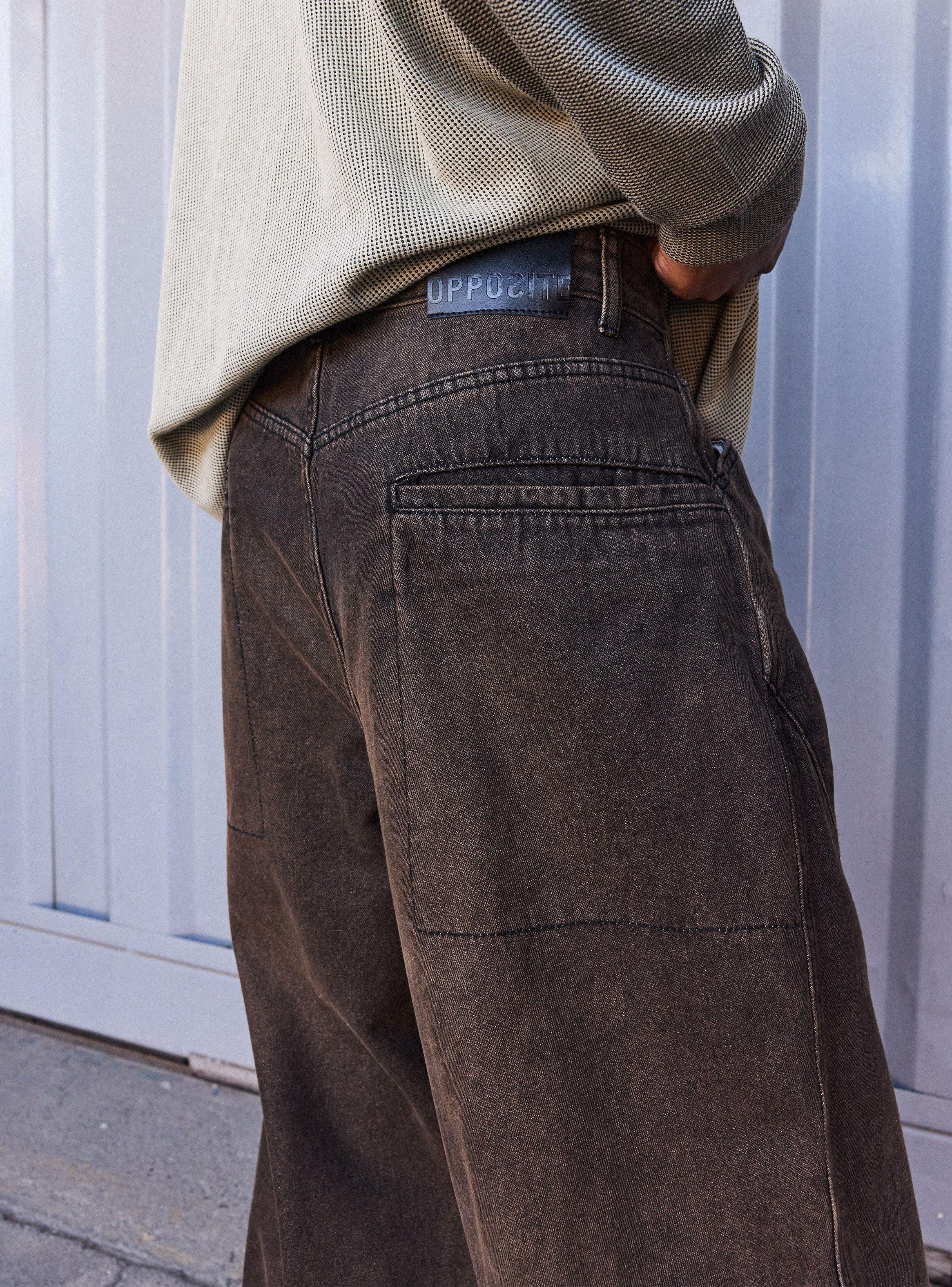 Jeans Baggy Urban Tiro Alto-3