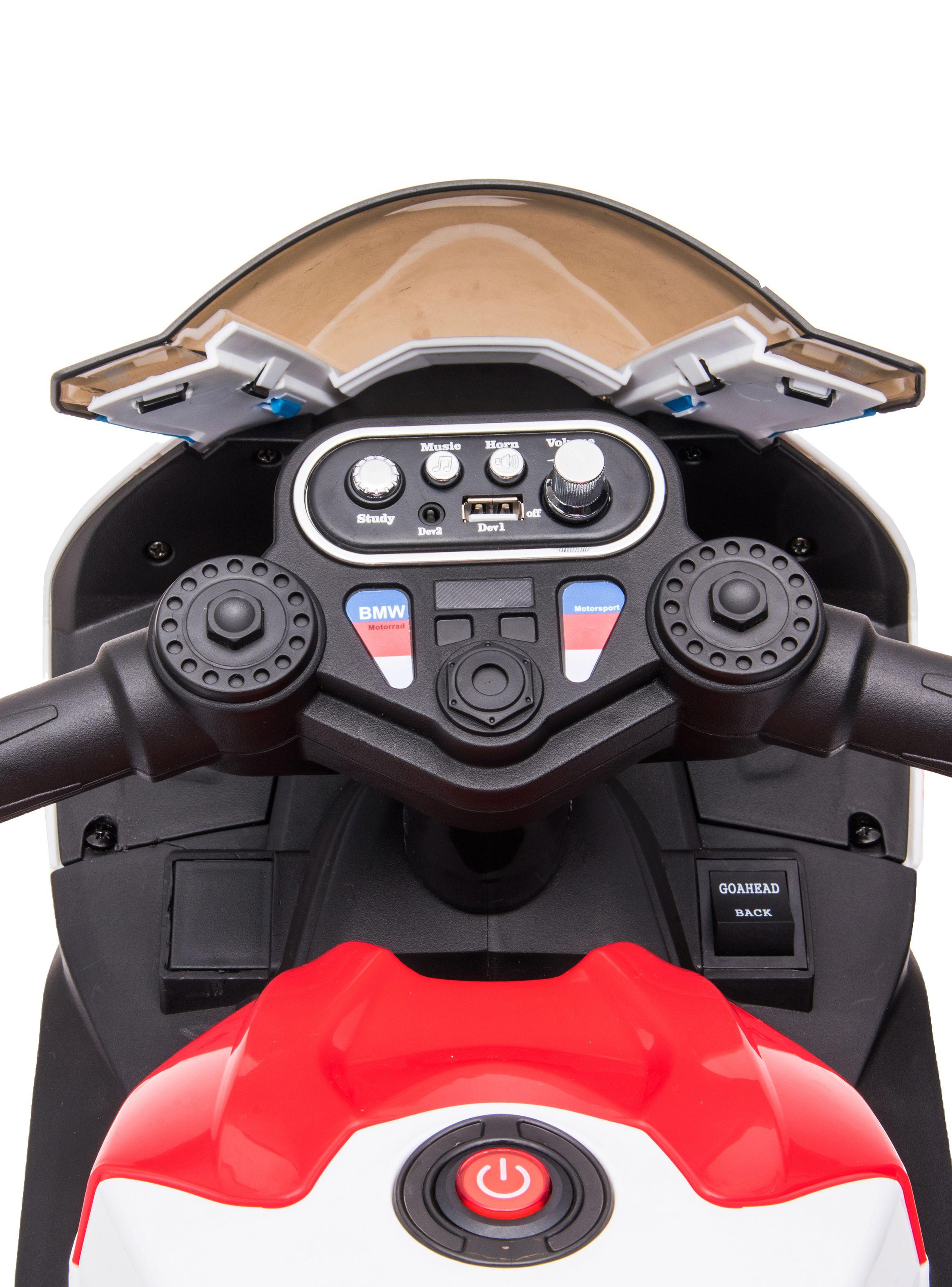 Moto BMW a Batería 12V HP4 Rojo-3