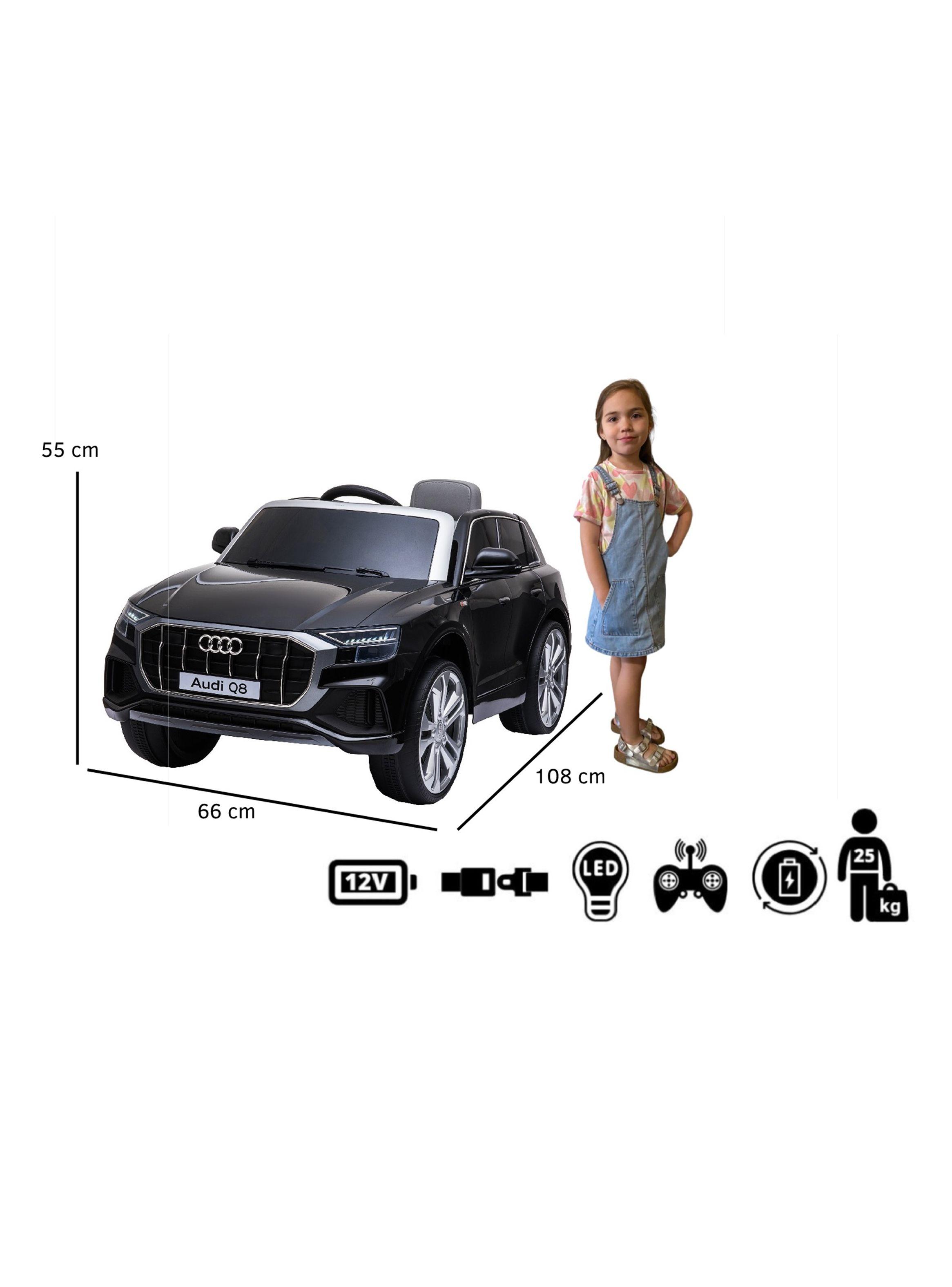 Auto a Batería 12V Audi Q8 Negro-4