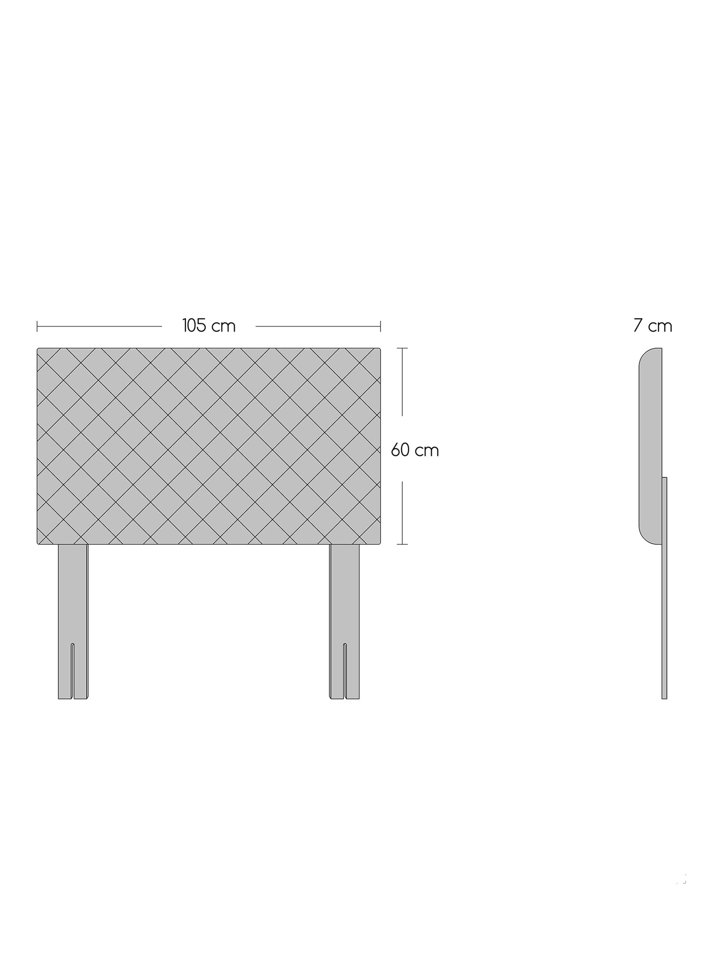 Cama Europea Active 1.5 Plazas x190 cm + Respaldo Nuit + Velador Granada Nude-1