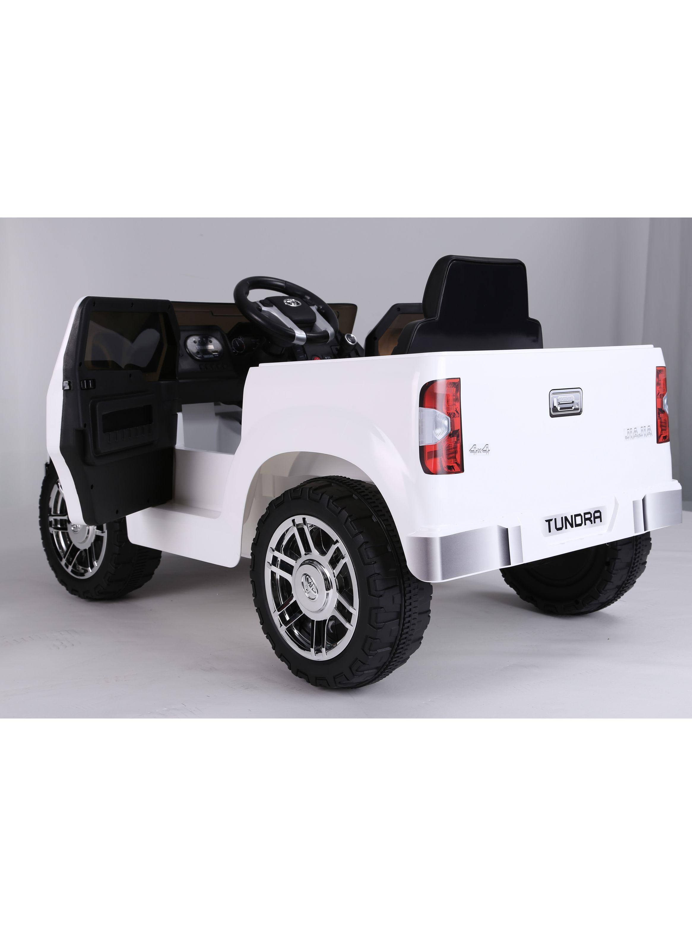 Auto a Batería Toyota Tundra Blanco-3