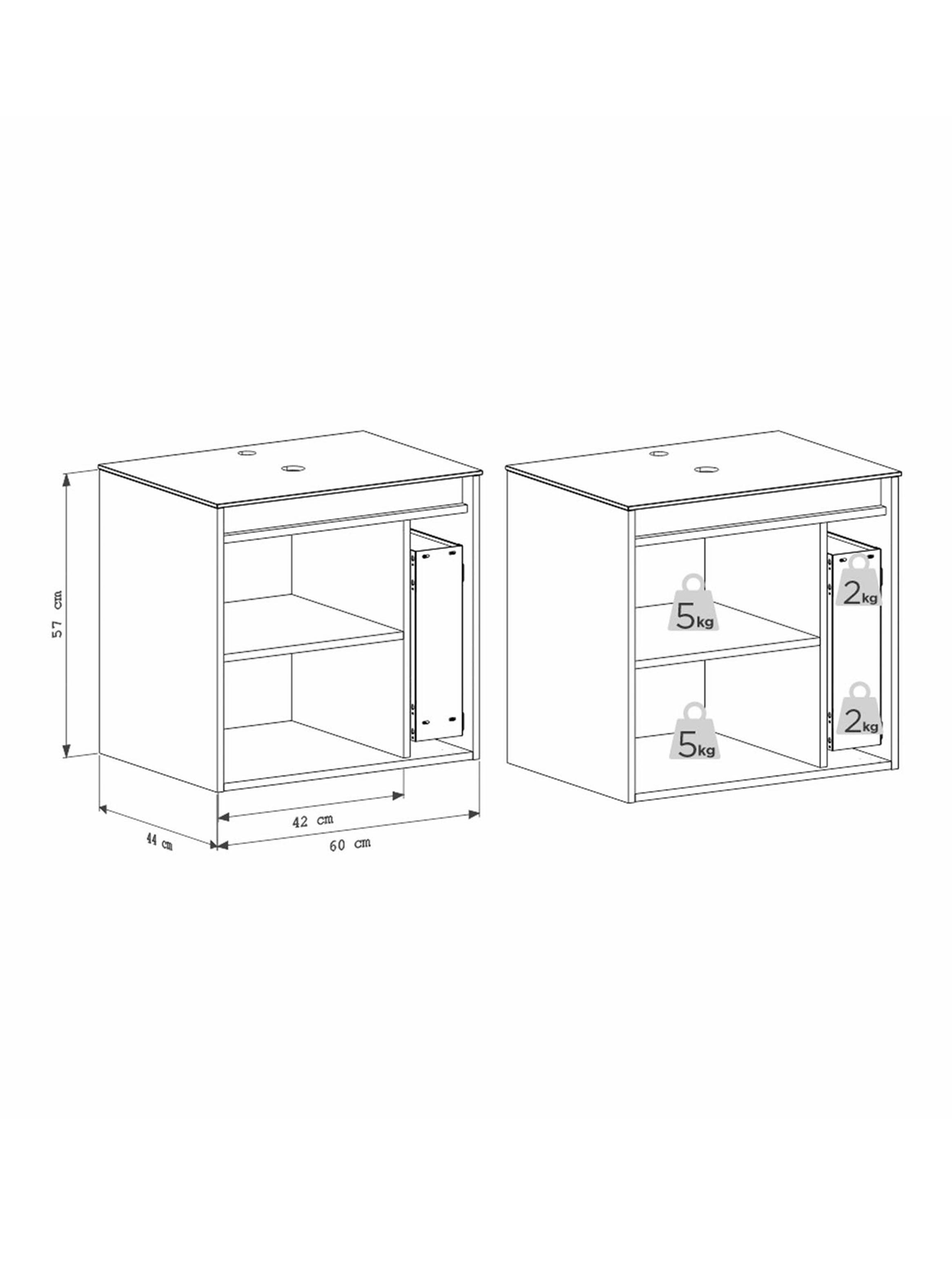 Vanitorio Aéreo Tulipa con Vidrio-1