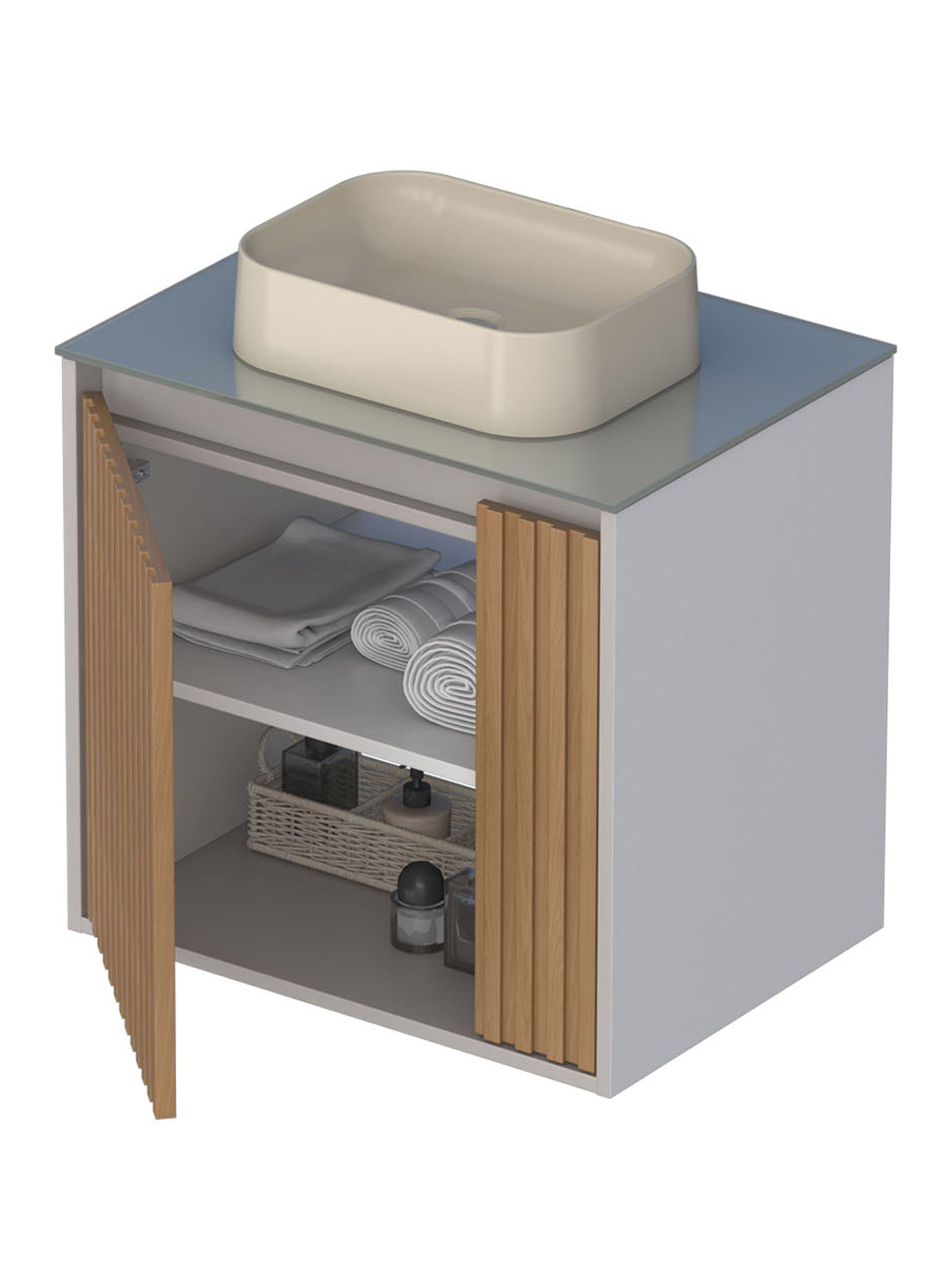 Vanitorio Aéreo Tulipa con Vidrio-3