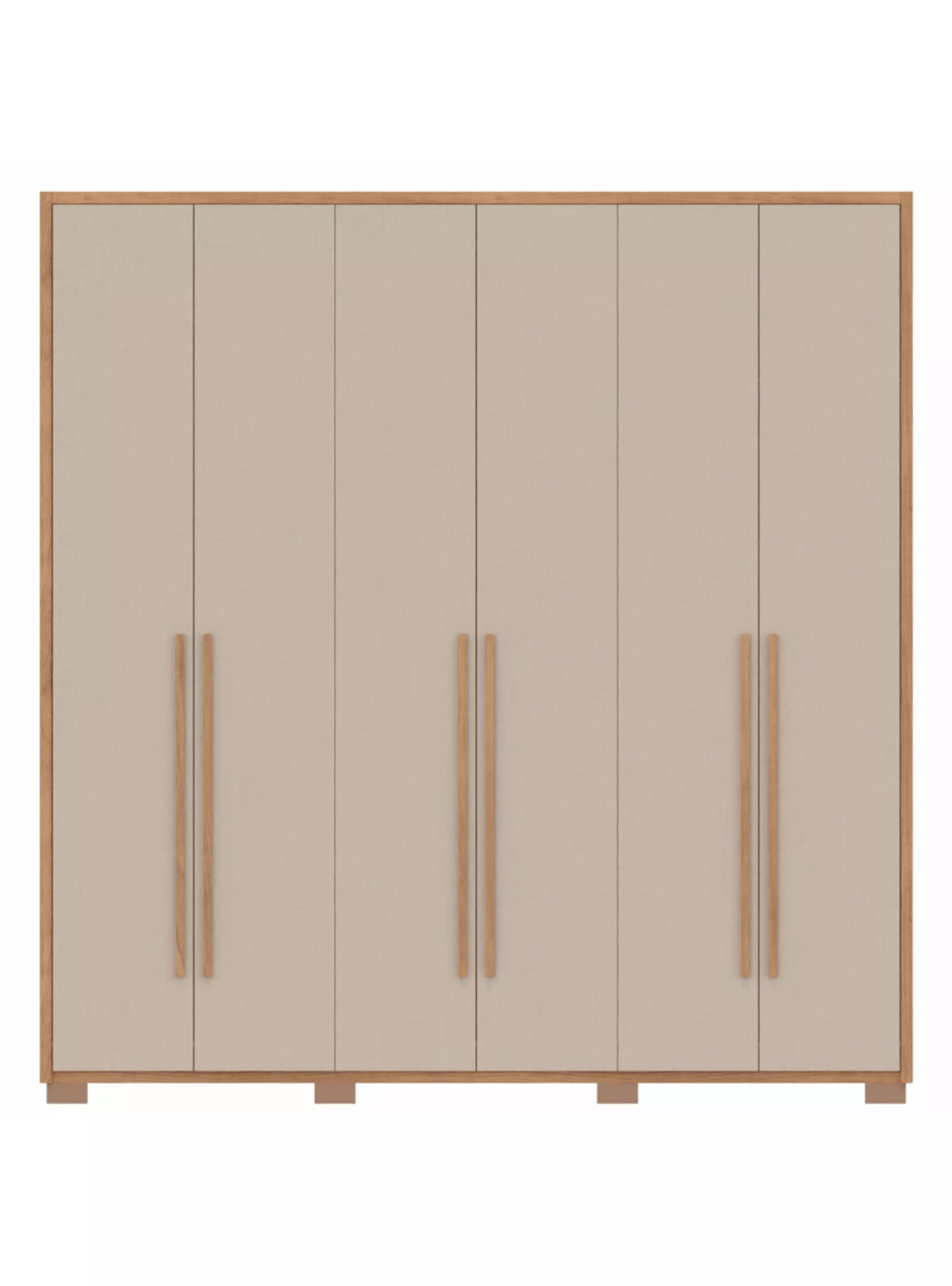 Clóset Safira 6 Puertas 3 Cajones Beige-0