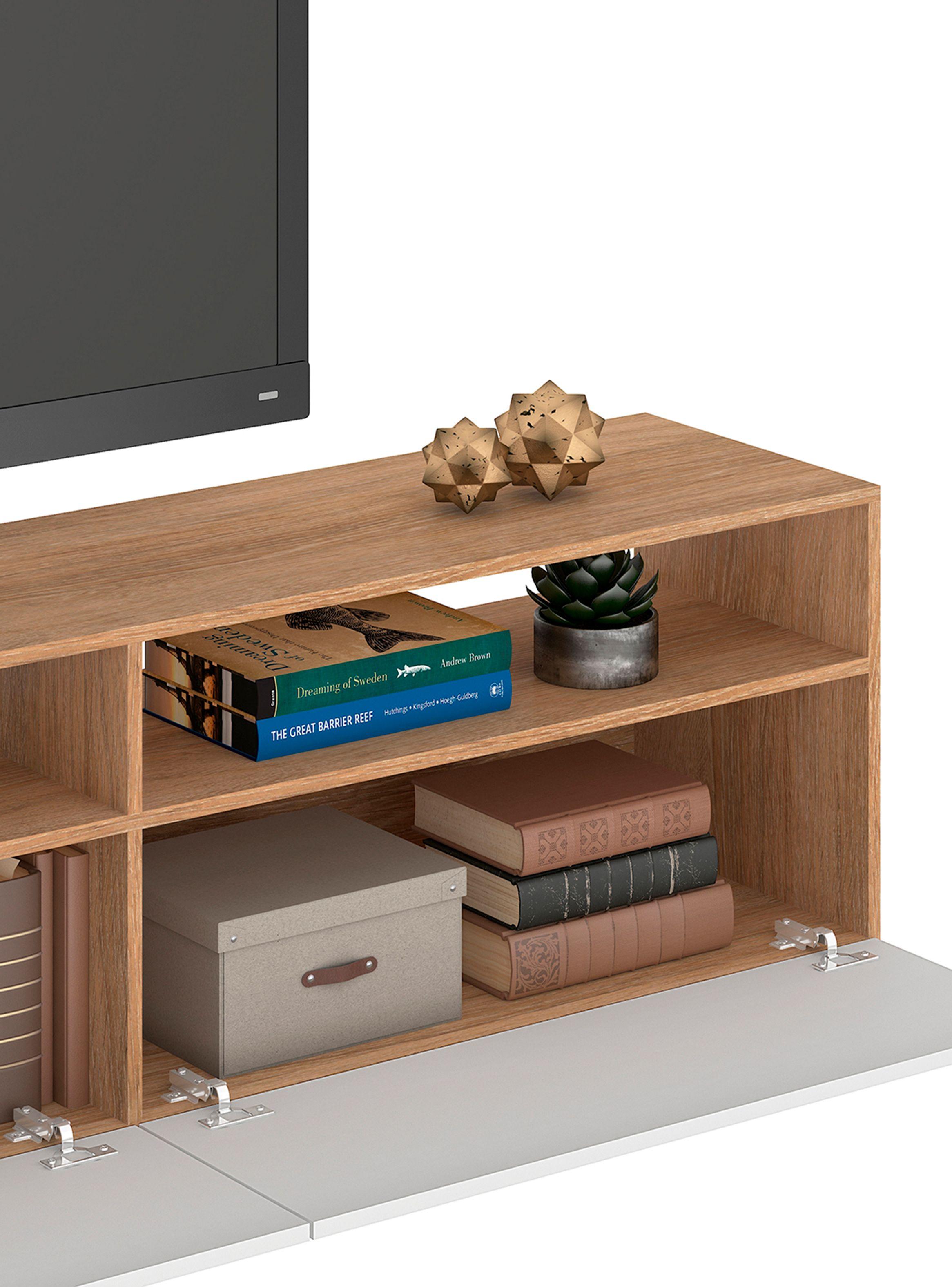 Rack Tv 75" Moyan 2 Puertas-4