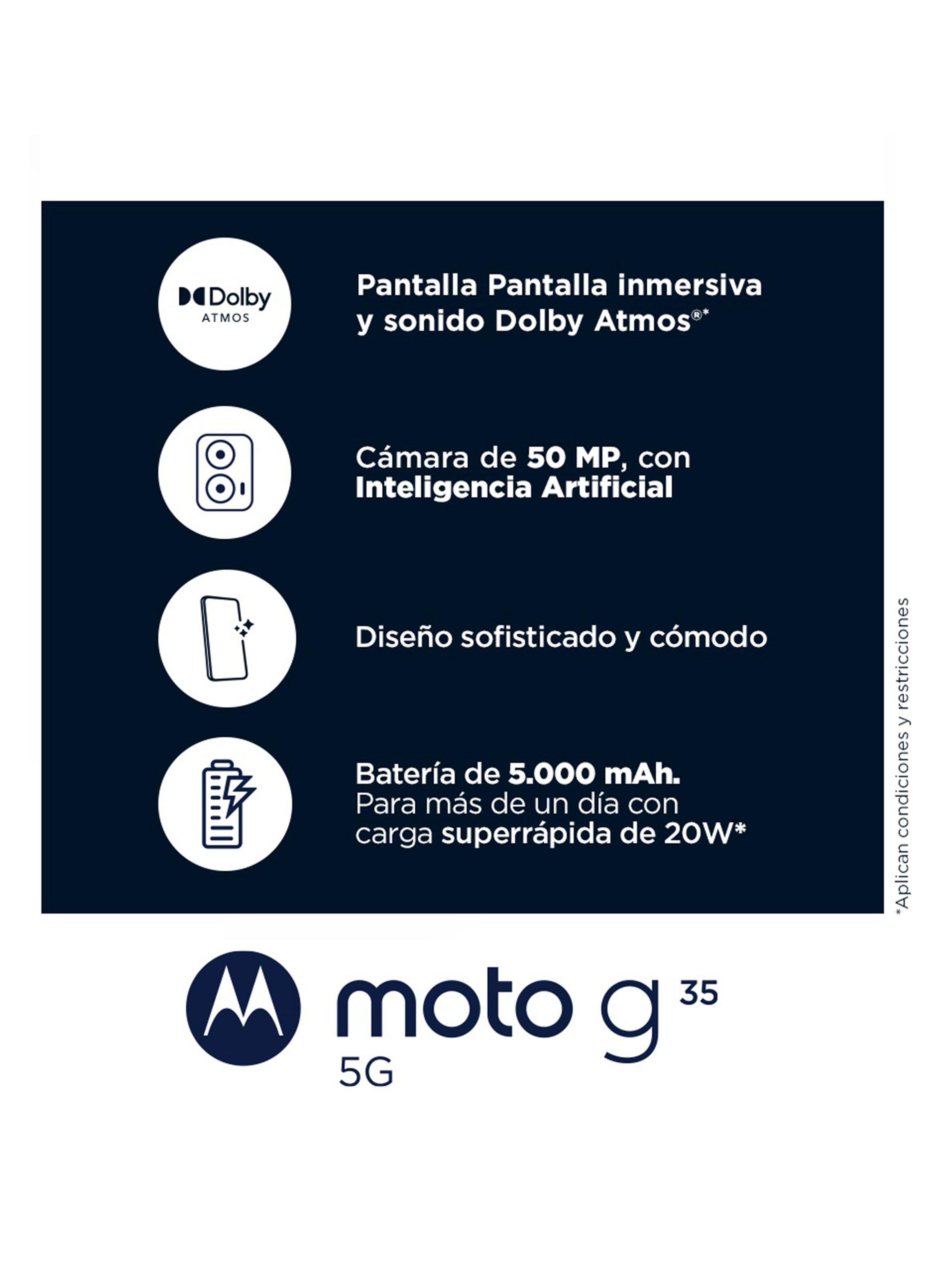 Smartphone G35 5G  128GB 6.7" Verde Liberado-4