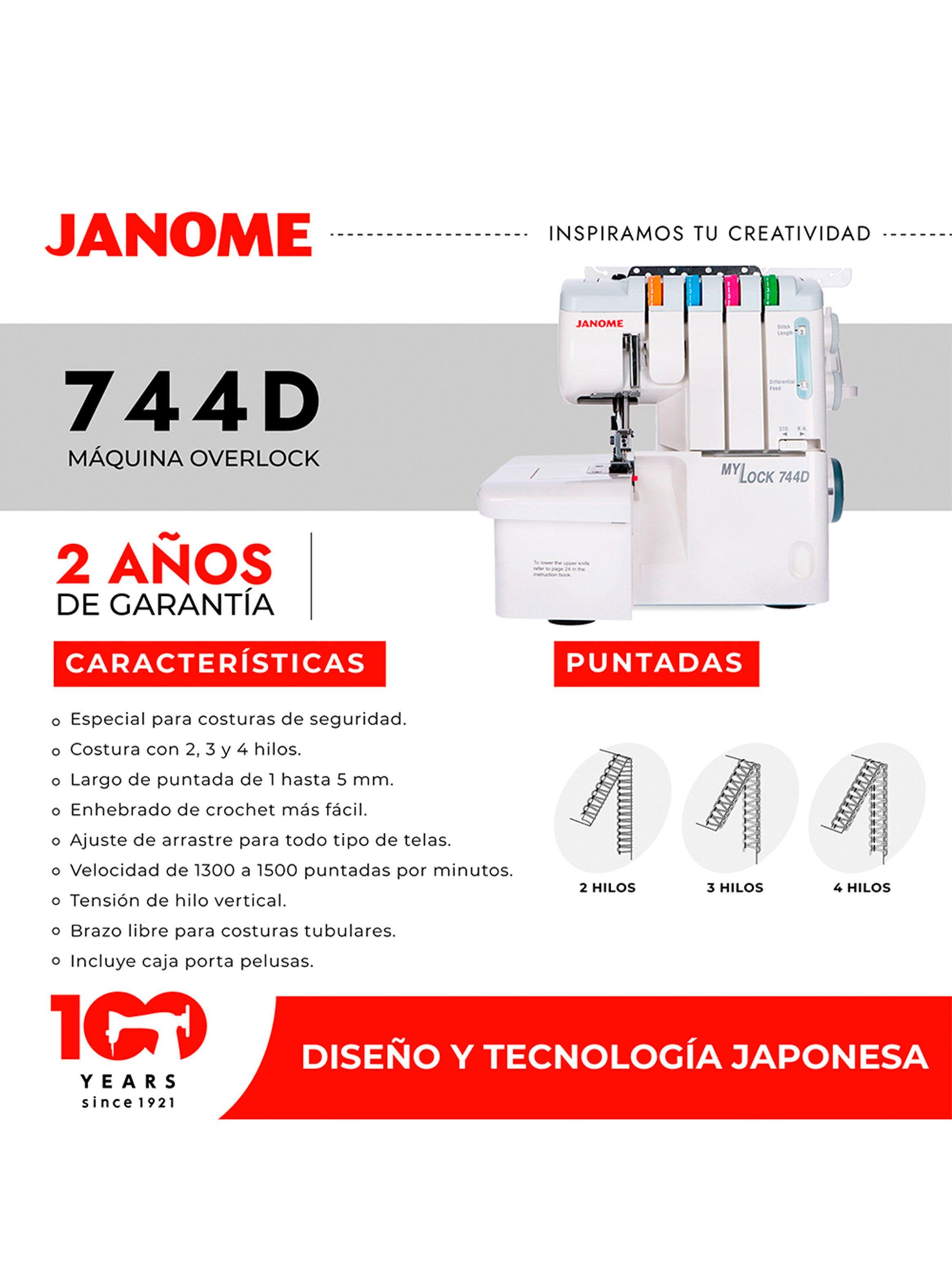 Máquina de Coser Overlock 744D-5