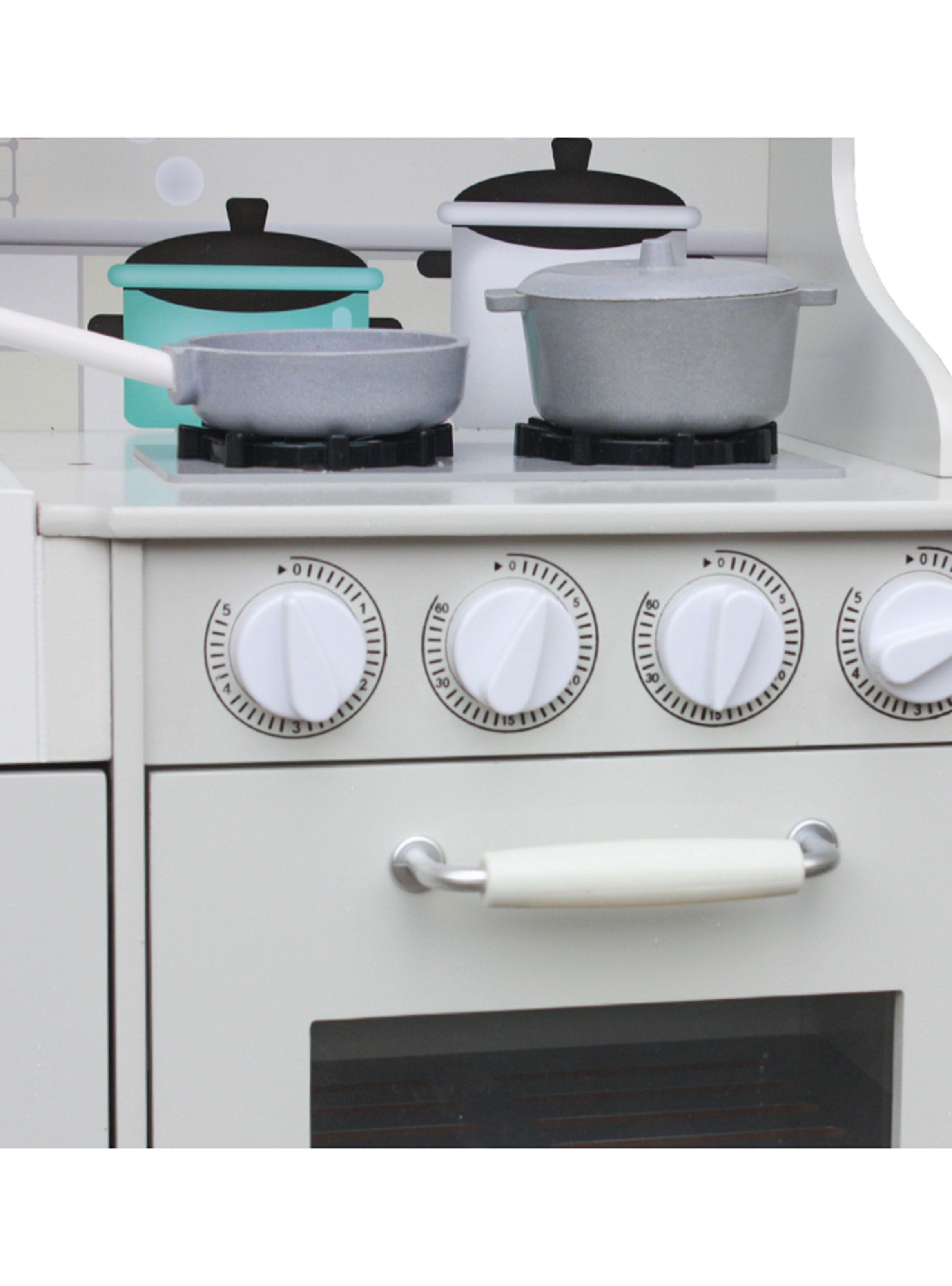 Juguete Mini Hogar Cocina Full Kitchen Blanca Kidscool-3