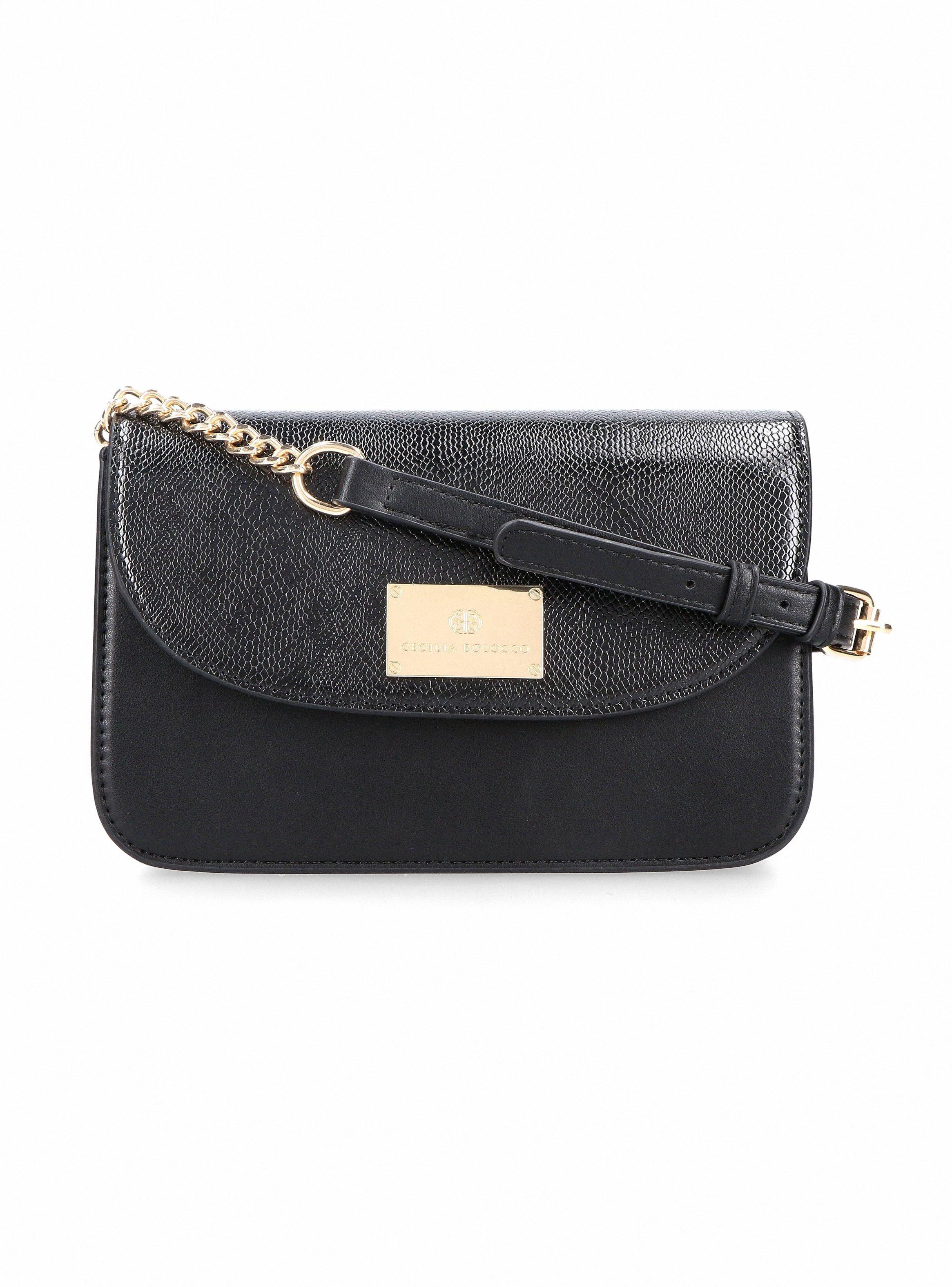 Cartera Crossbody con Textura y Cadena Metálica-2